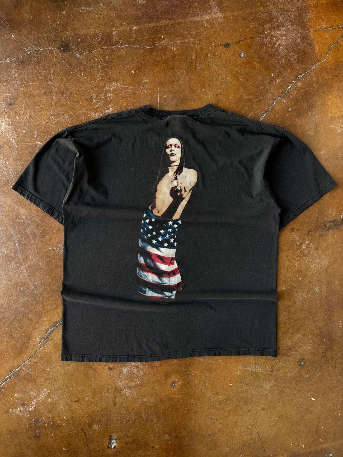 1997 Marilyn Manson "name tag" shirt (XL)