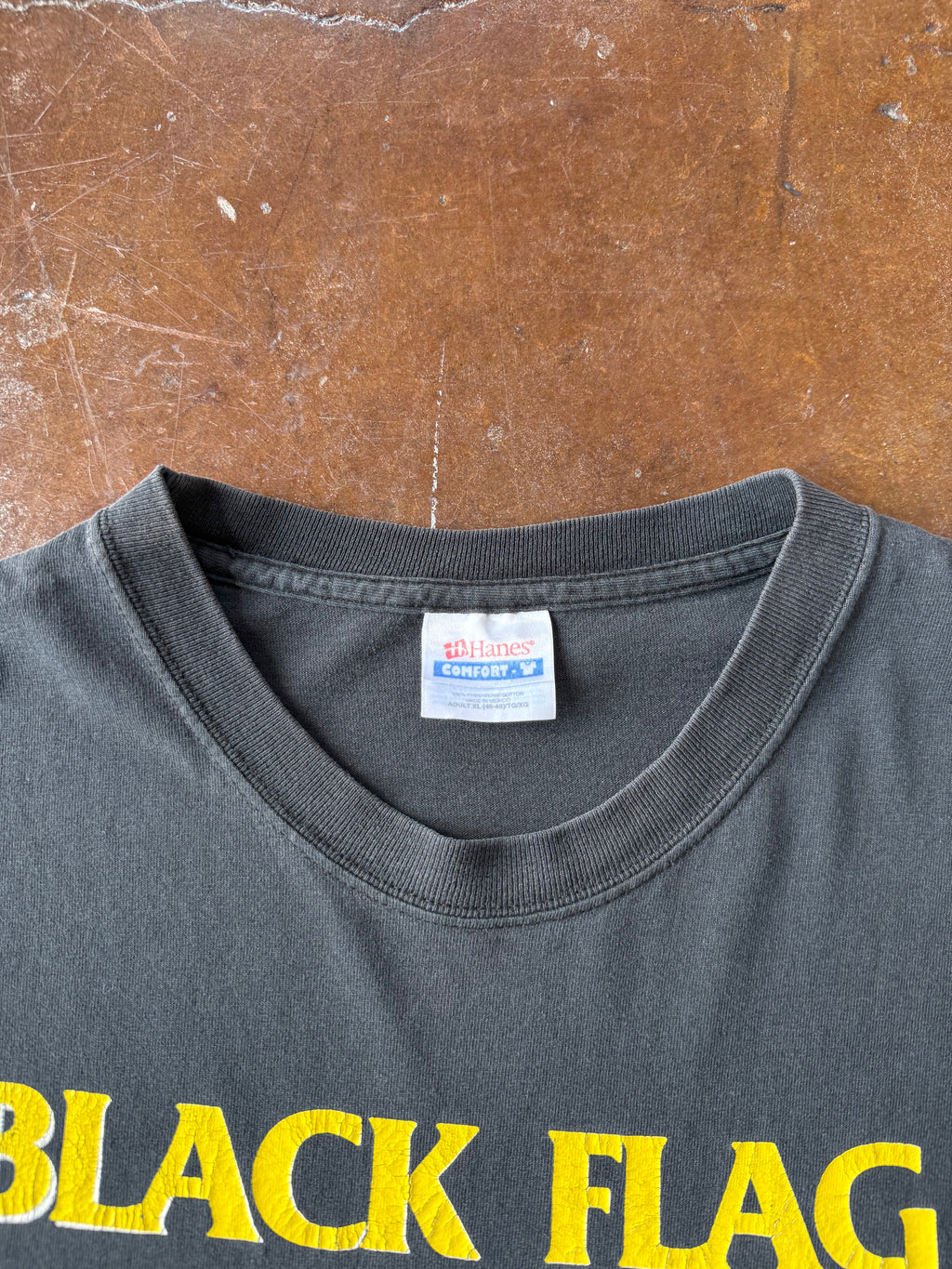 90s Black Flag "jealous again" band shirt (XL)