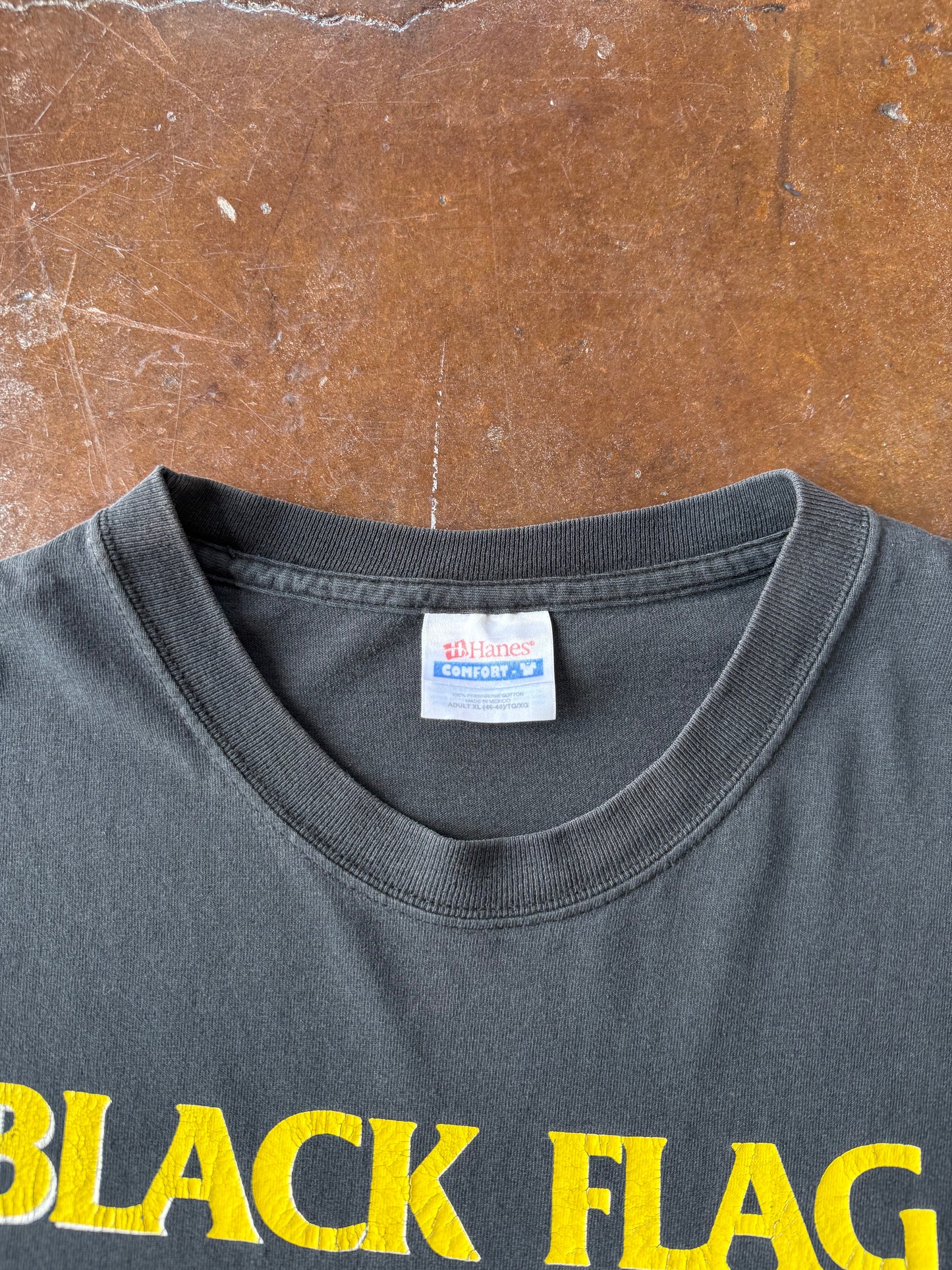 90s Black Flag "jealous again" band shirt (XL)