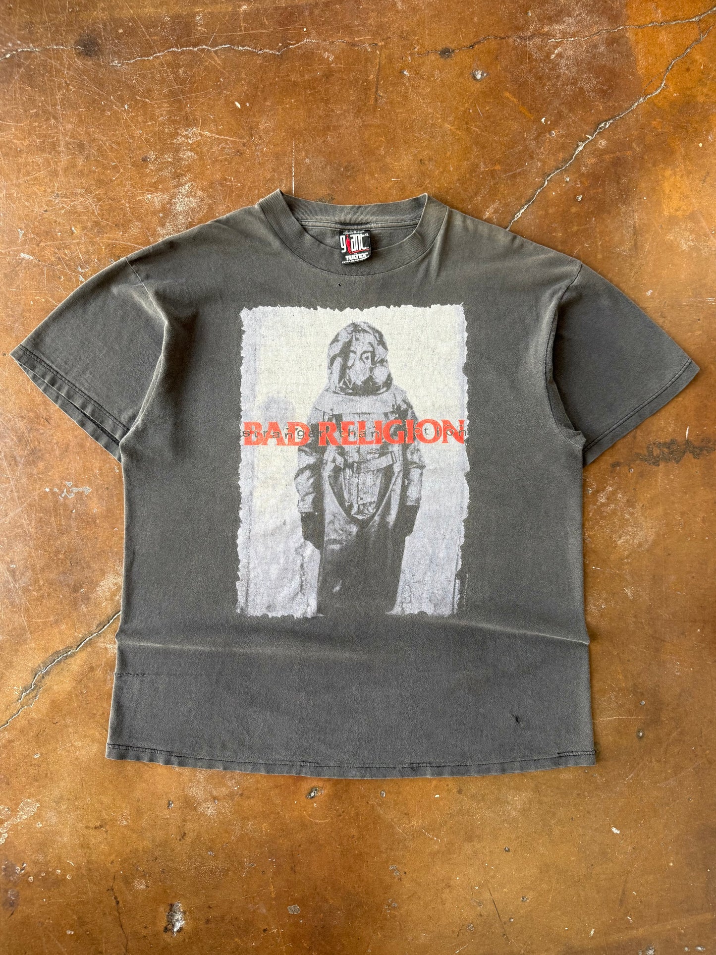 90s faded Bad Religion "stranger than fiction" band shirt (XL)