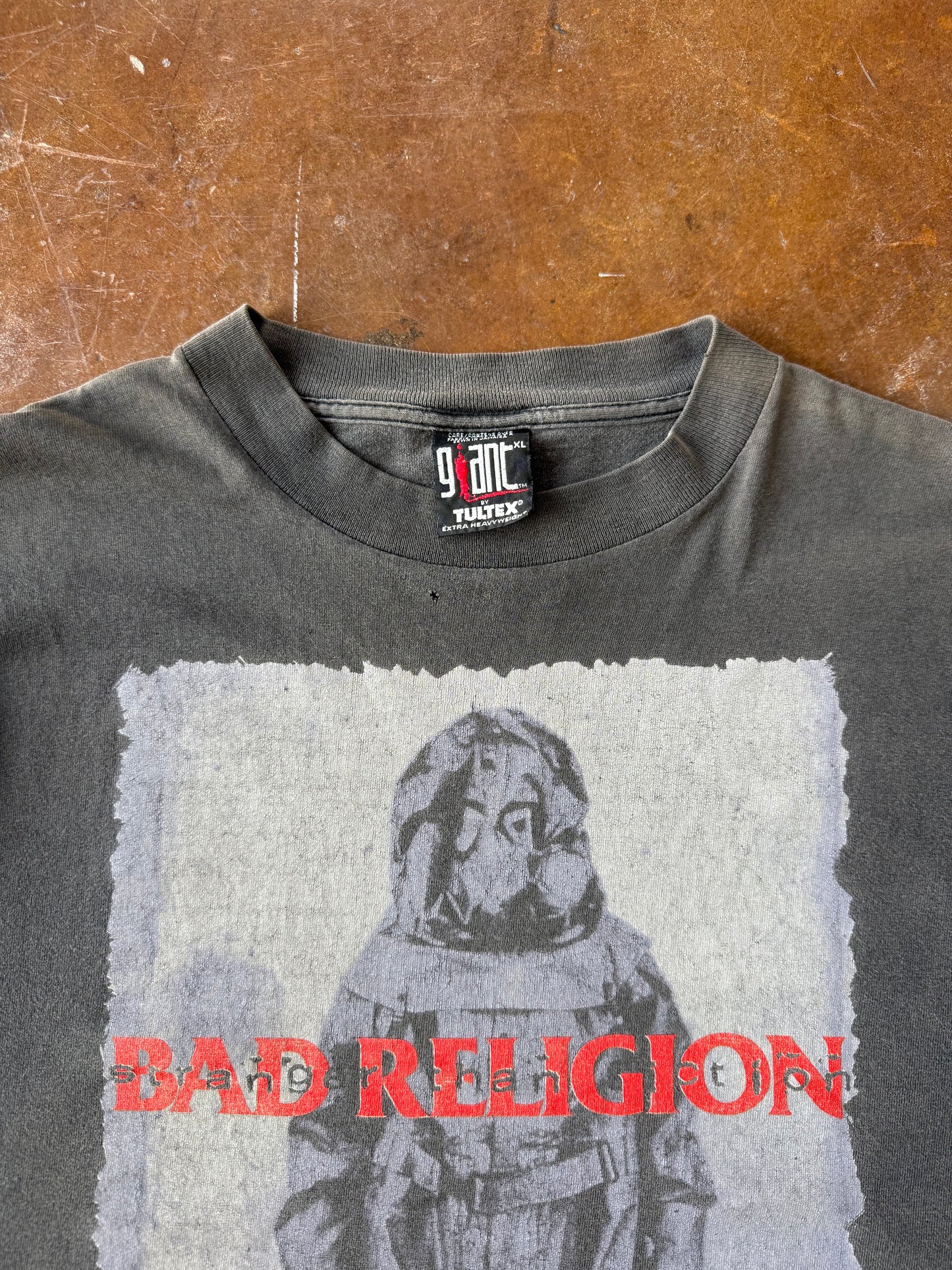 90s faded Bad Religion "stranger than fiction" band shirt (XL)