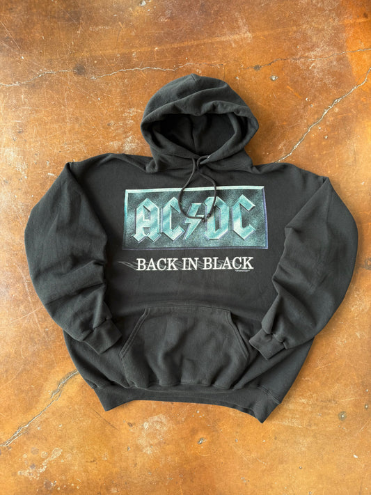 1996 AC/DC "back in black" pullover hoodie (XL)