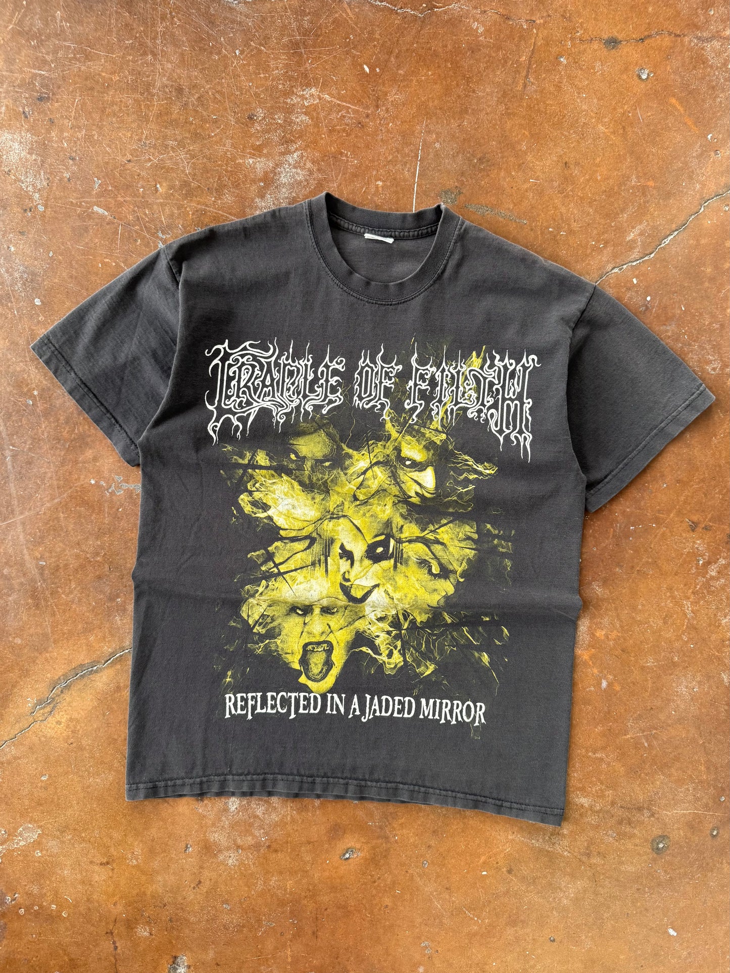 2003 Cradle of Filth "reflected in a jaded mirror" band shirt (MEDIUM)