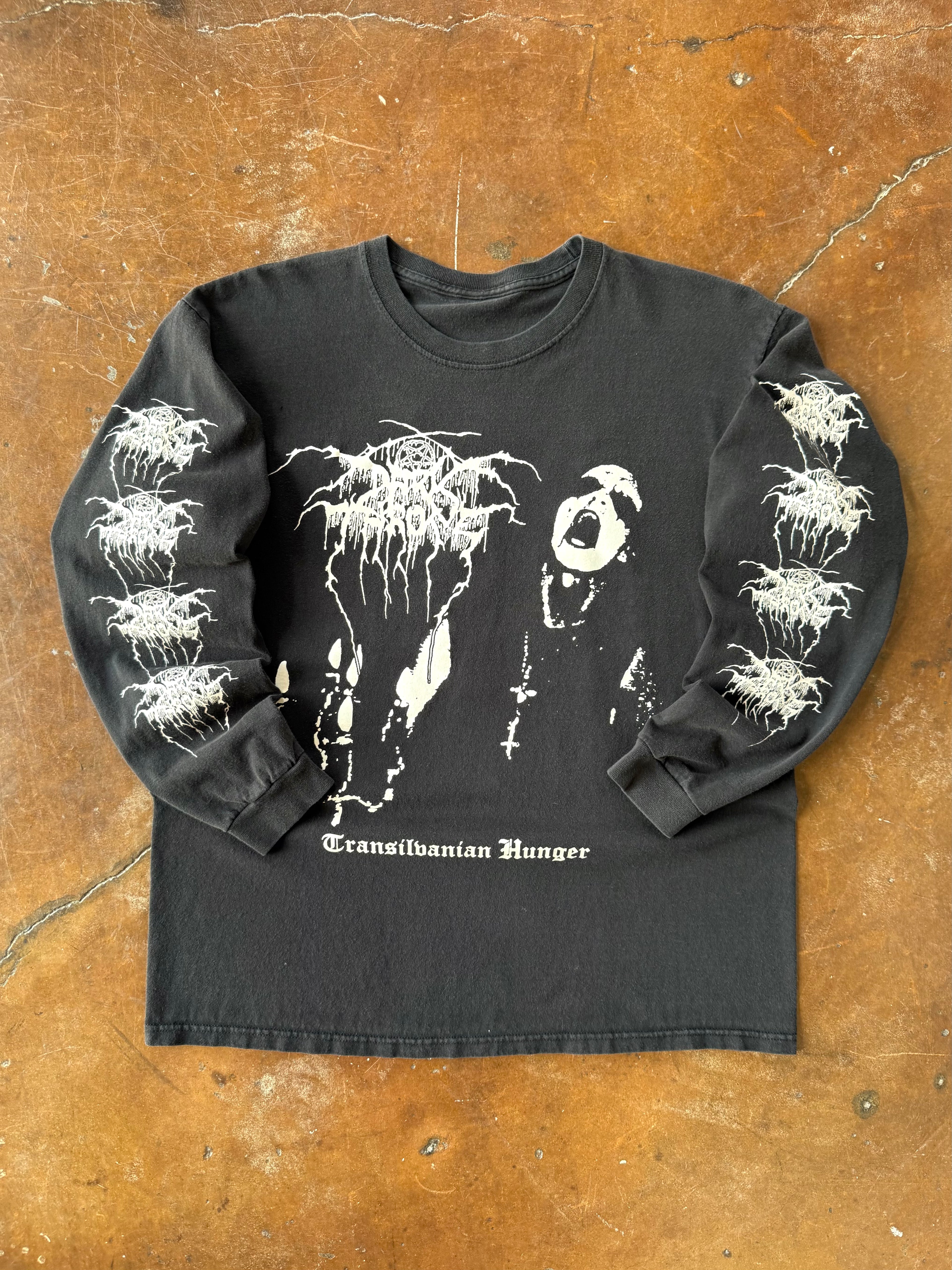 2000s Dark Throne "transilbanian Hunger" longsleeve shirt (LARGE)