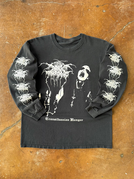 2000s Dark Throne "transilbanian Hunger" longsleeve shirt (LARGE)