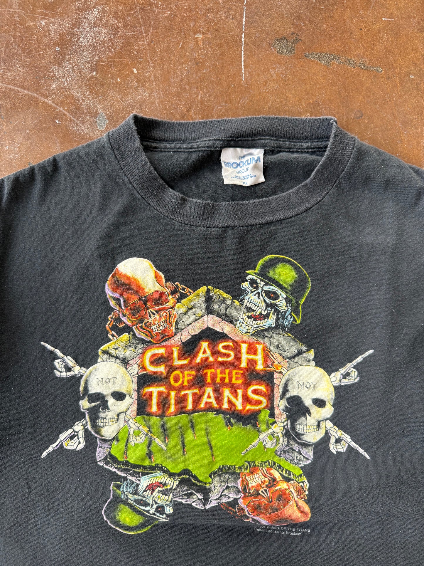 1991 Clash of Titans "slayer, anthrax, megadeath" tour band shirt (XL)