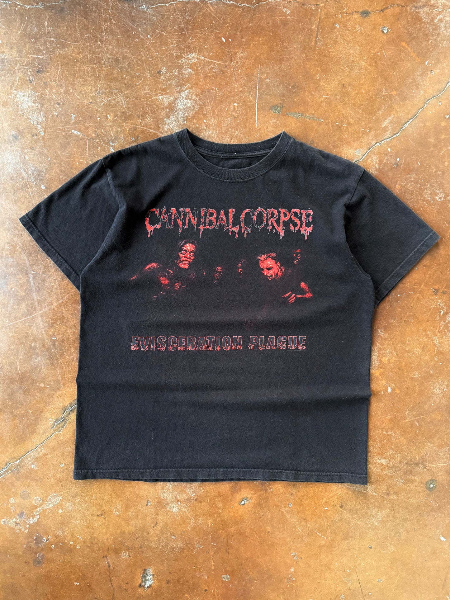 2009 Cannibal Corpse "eviscreation plague" band shirt (LARGE)