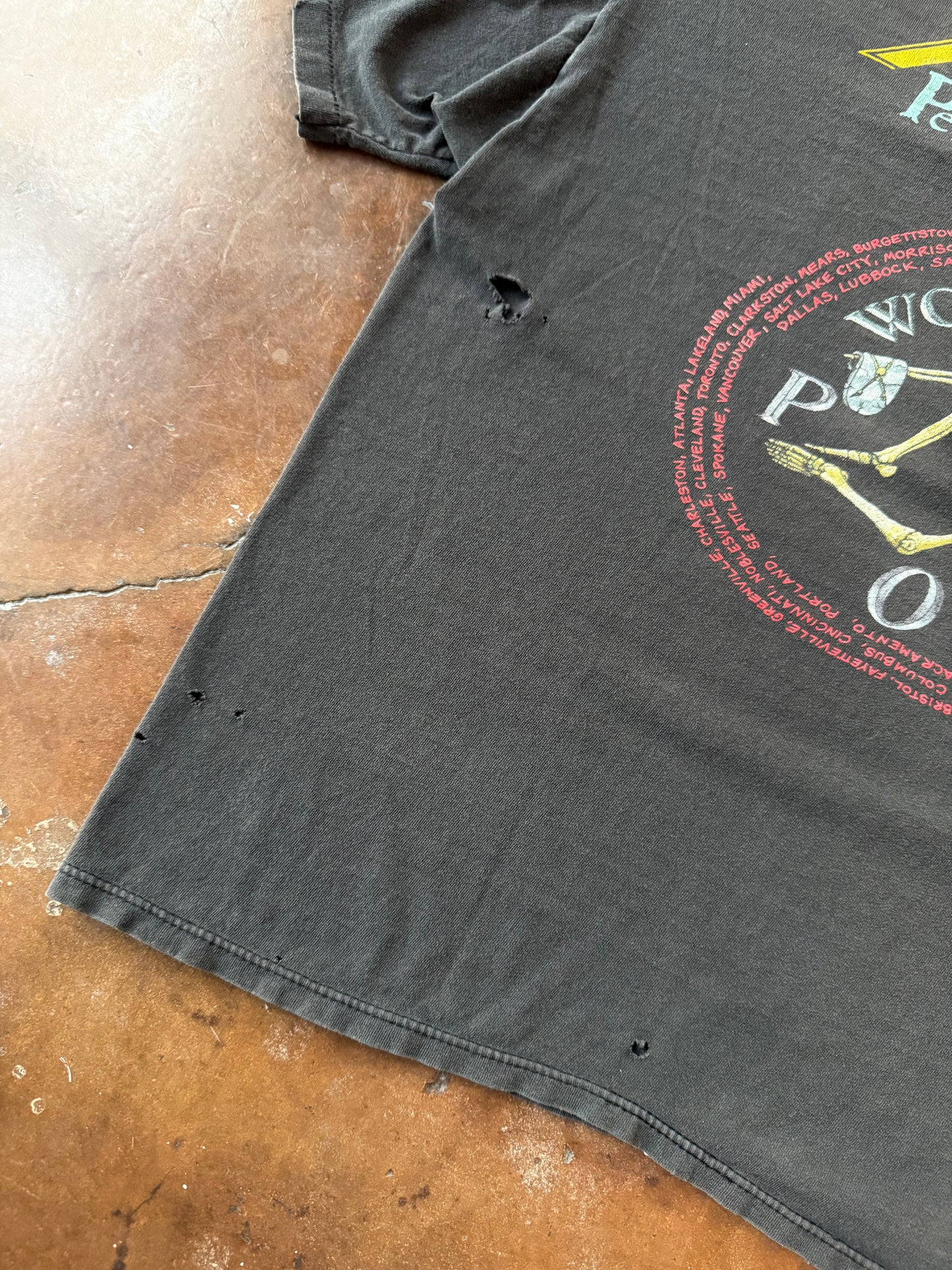 1990 lightly distressed Anthrax "persistence of time" band shirt (XL)