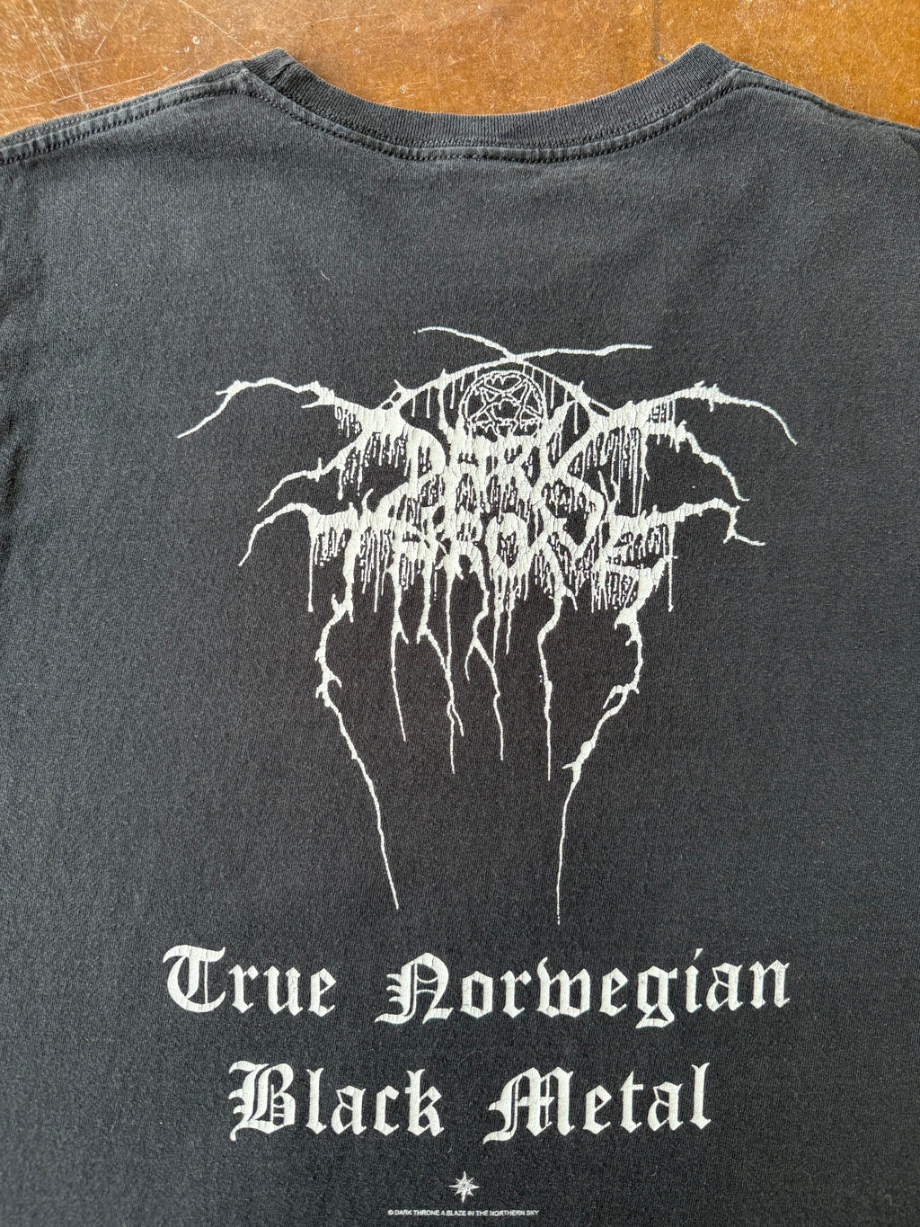 2000s Dark Throne "a blaze in the northern sky" band shirt (MEDIUM)