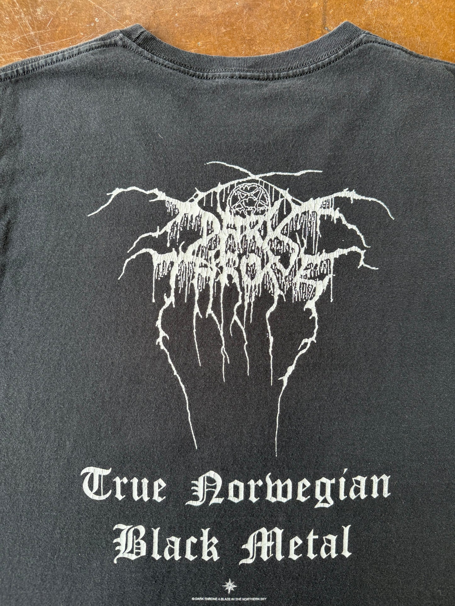 2000s Dark Throne "a blaze in the northern sky" band shirt (MEDIUM)