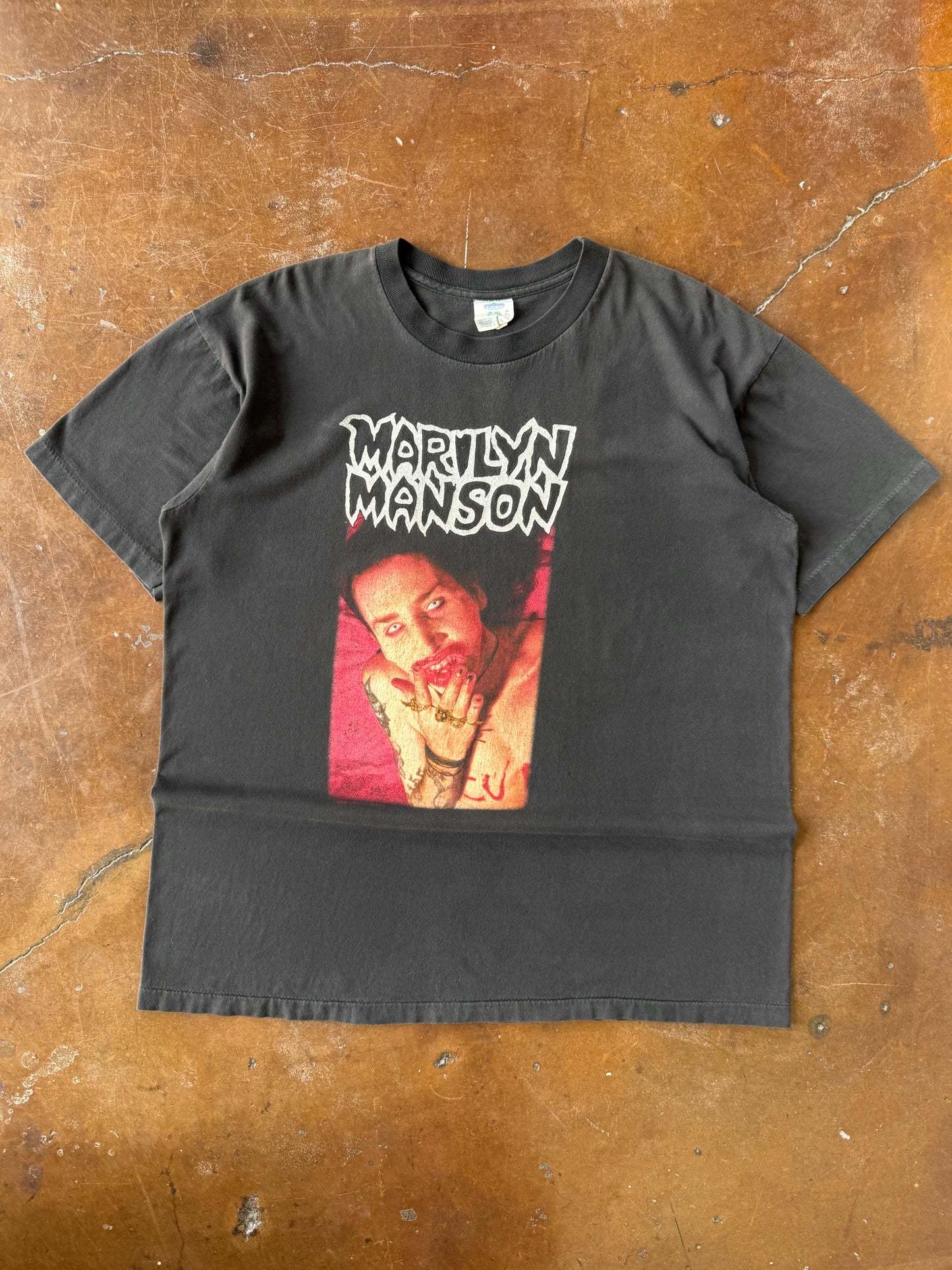 1994 Marilyn Manson "I am the god of f*%k" band shirt (XL)