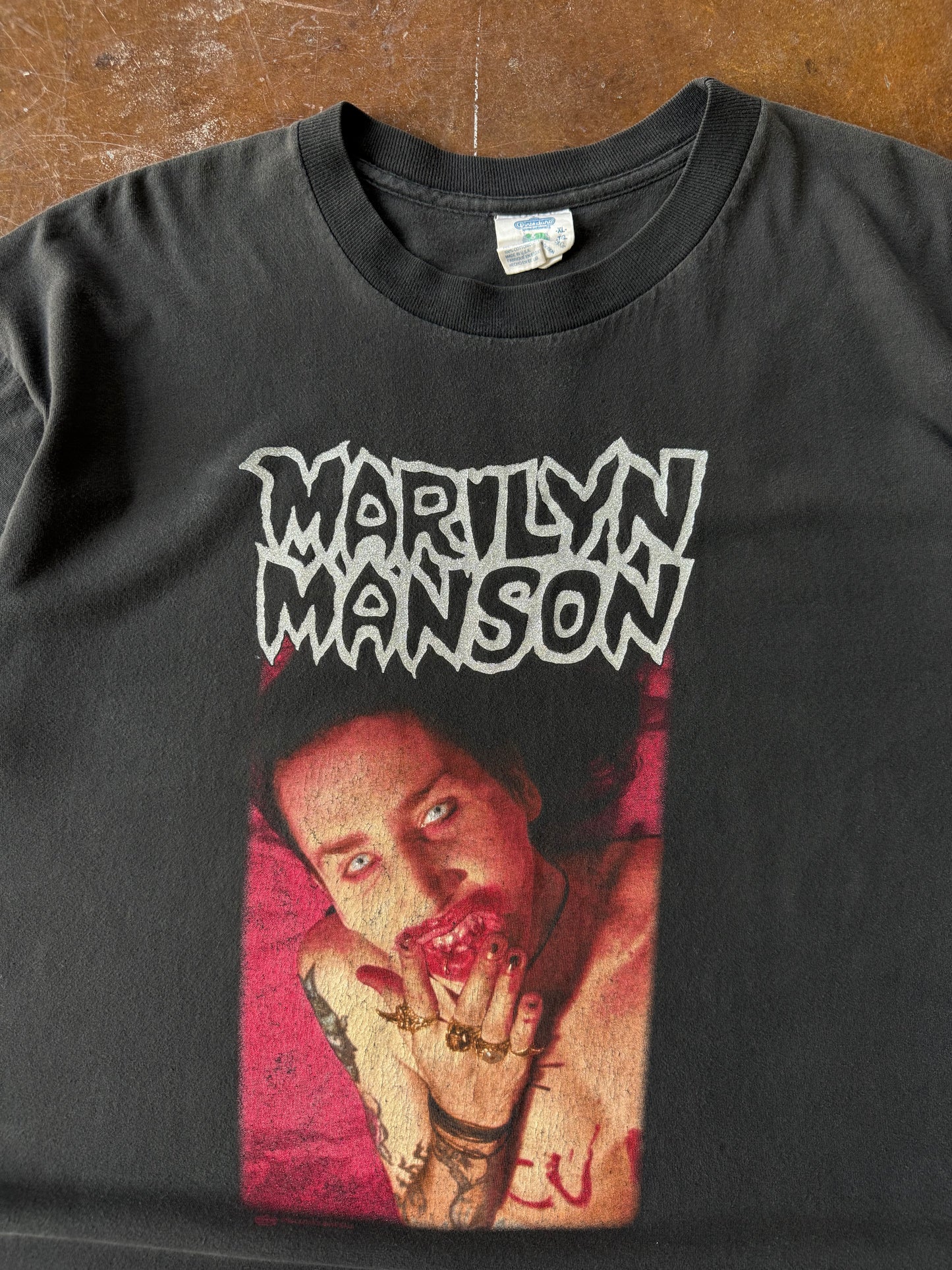 1994 Marilyn Manson "I am the god of f*%k" band shirt (XL)