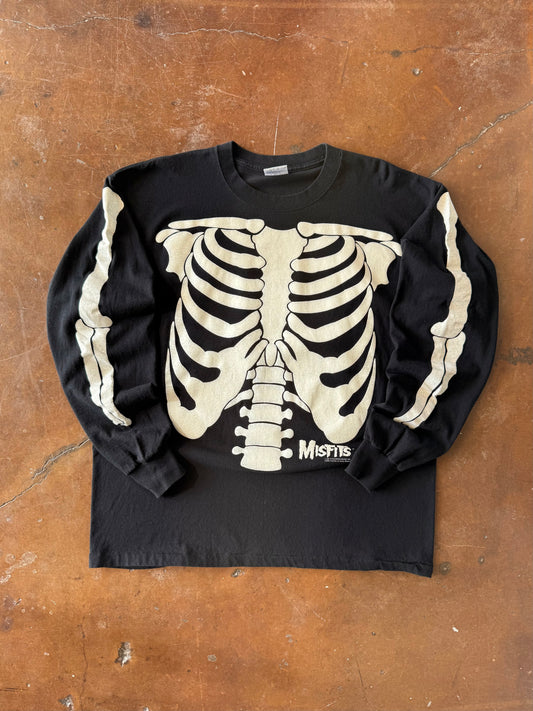 1997 Misfits "skeleton" band longsleeve shirt (XL)