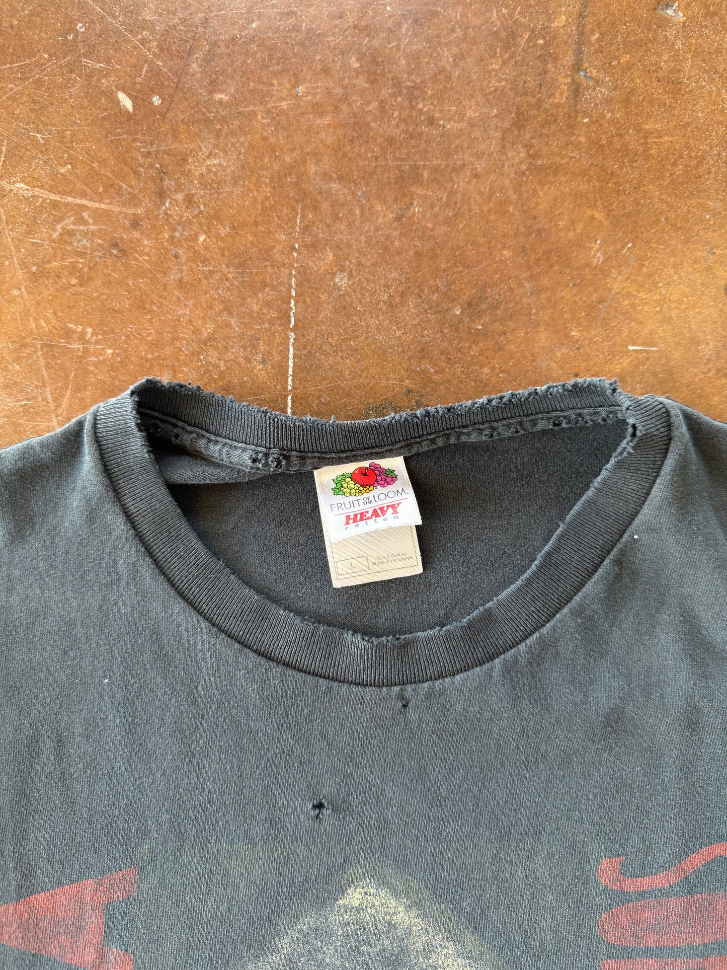 2000s lightly distressed Metallica "some kind of monster" band shirt (LARGE)