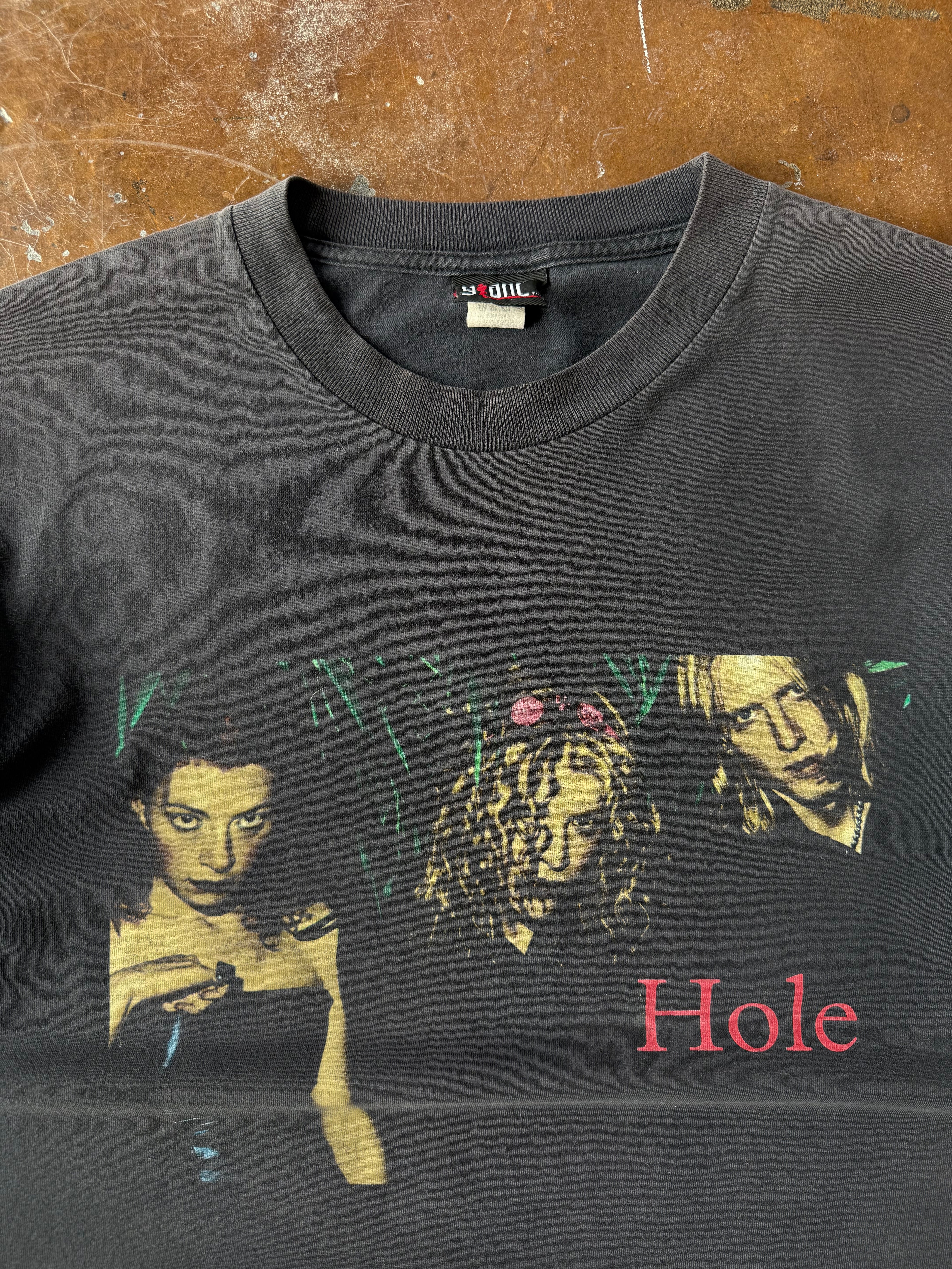 1999 Hole "celebrity" world tour shirt (LARGE)