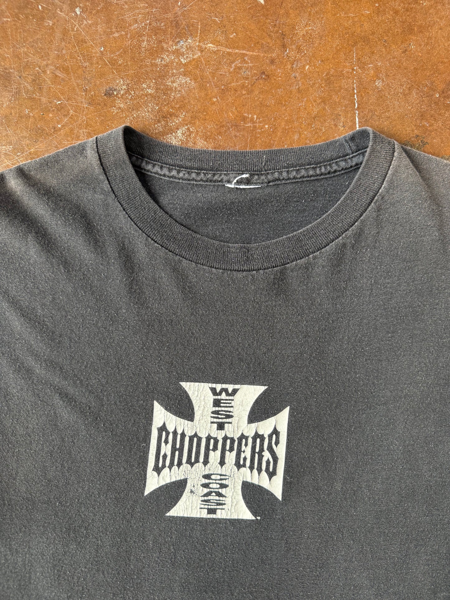 2000s West Coast Choppers "classic logo" longsleeve shirt (XL)