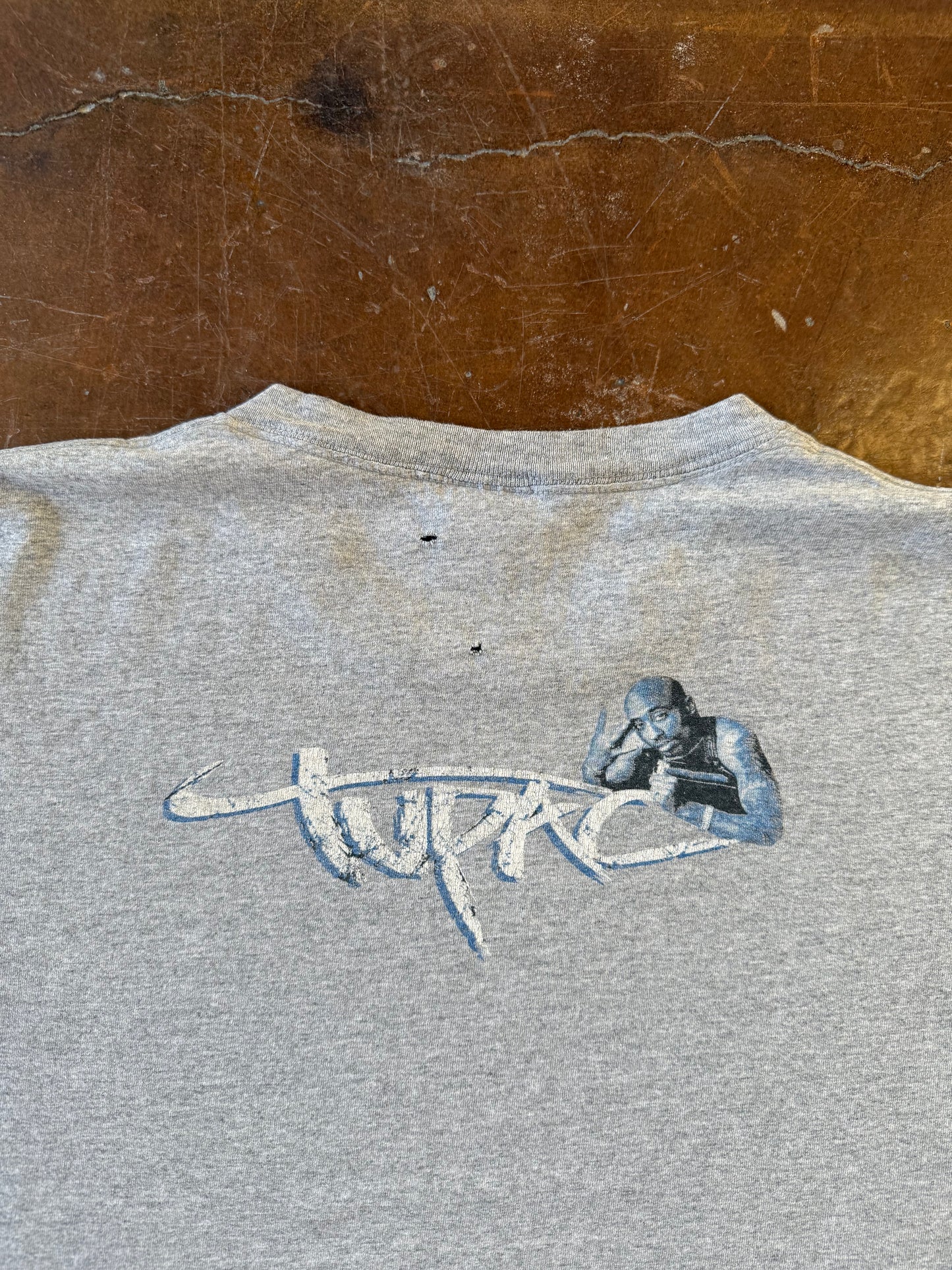 2000s Tupac "thug life" rap shirt (XXL)