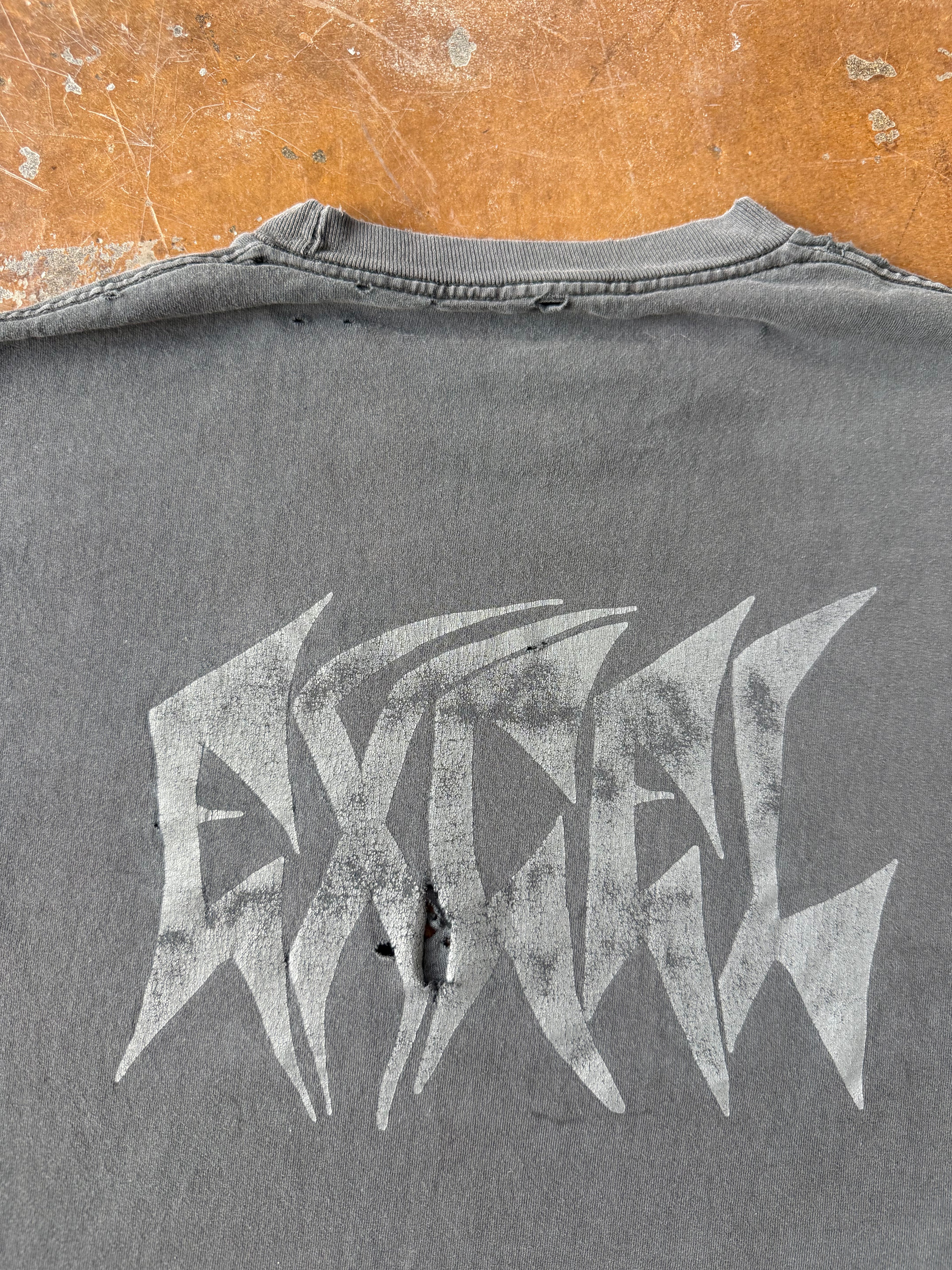 90s faded & distressed Excel band shirt (MEDIUM)