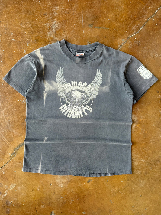 80s faded Harley Davidson "immoral minority" biker shirt (LARGE)