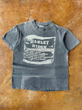 80s faded Harley Davidson "commandments" biker shirt (XL)