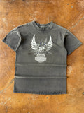 1999 lightly faded Harley Davidson "chrome bird" biker shirt (LARGE)