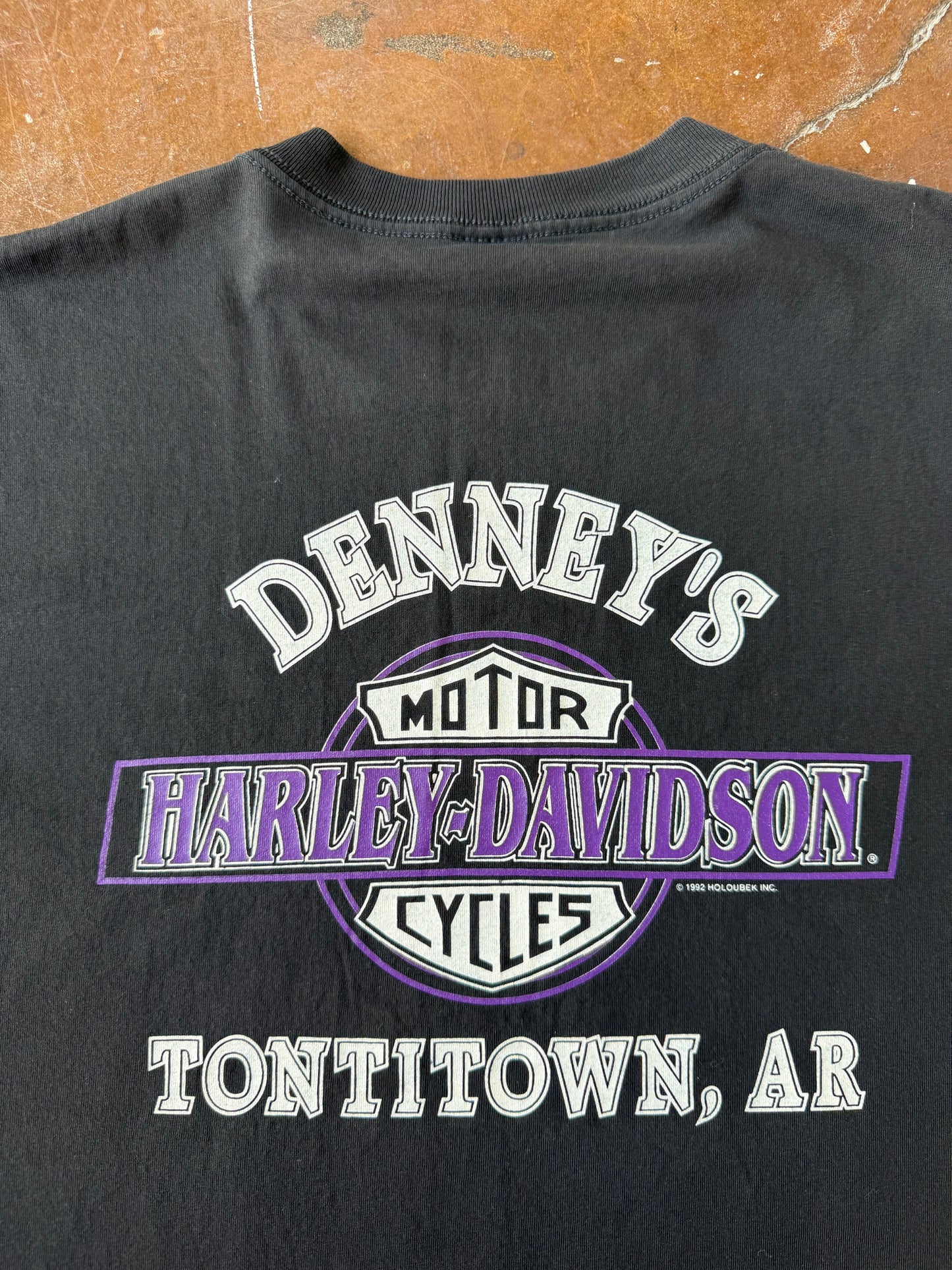 1994 Harley Davidson "chrome & steel" biker shirt (XL)