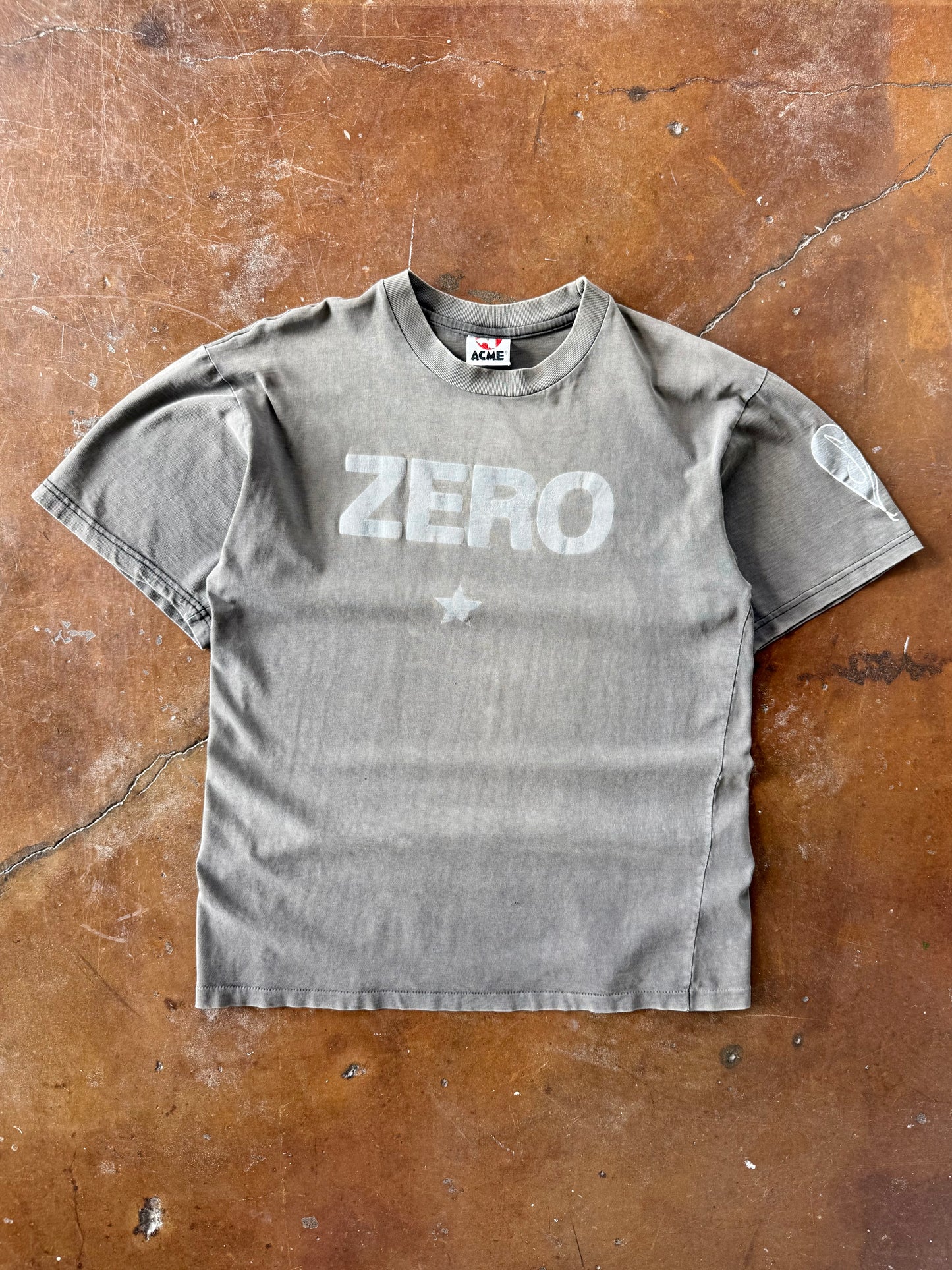 90s faded Smashing Pumpkins "zero" acme band shirt (LARGE)