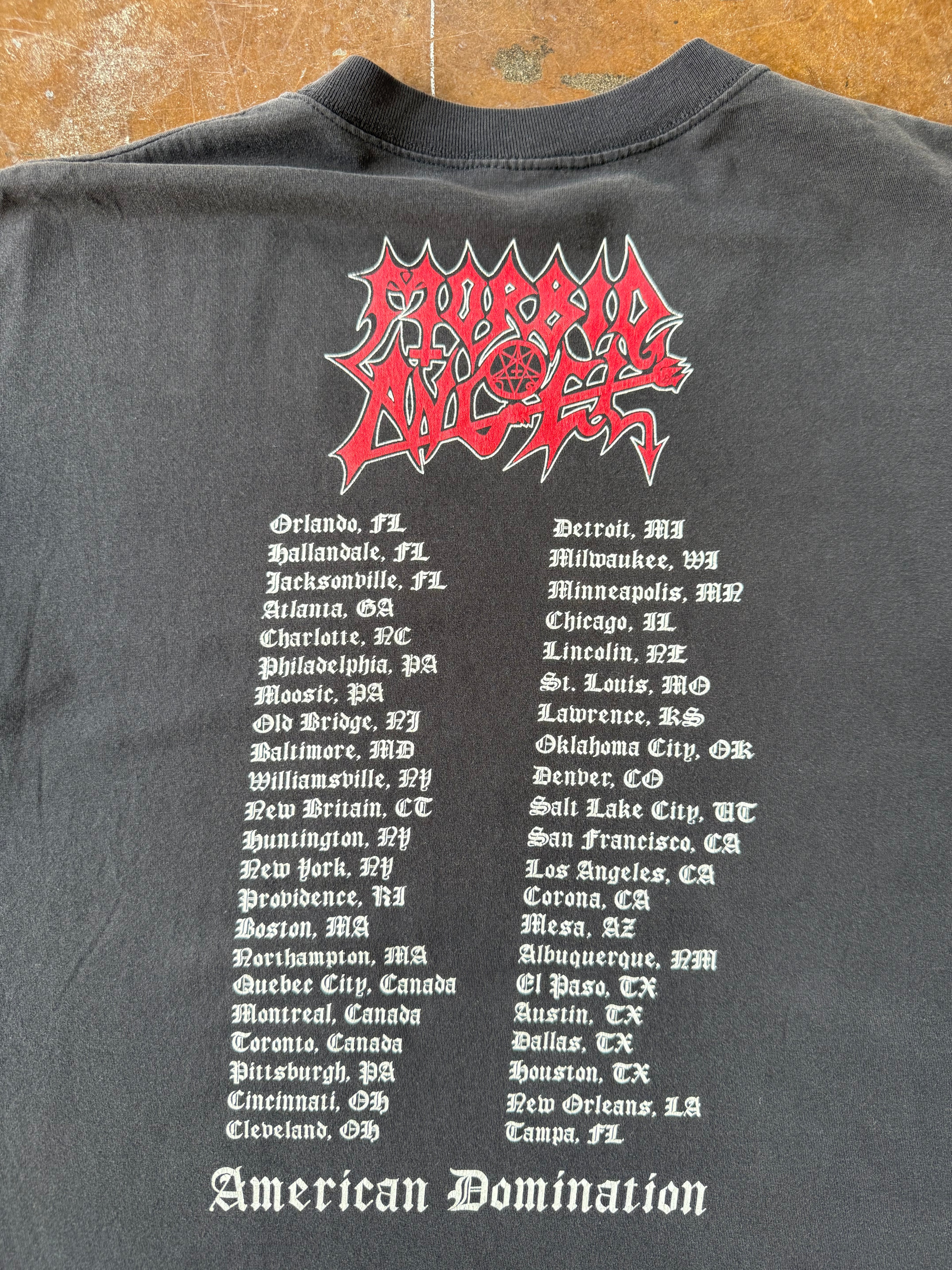 1999 Morbid Angel "american domination" tour shirt (XL)
