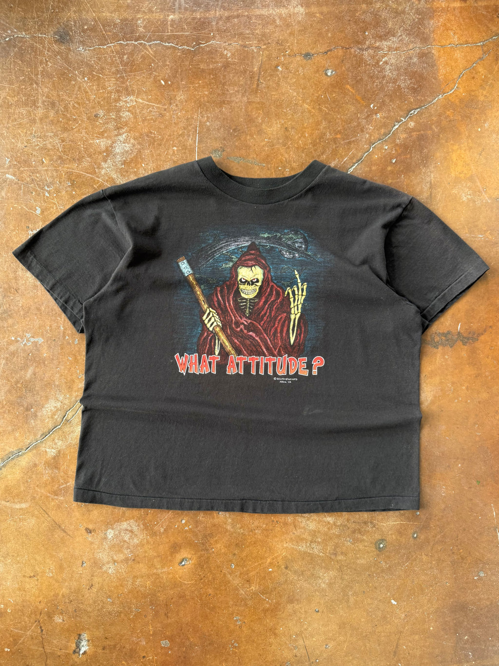 90s Grim Reaper "what attitude" shirt (XL)