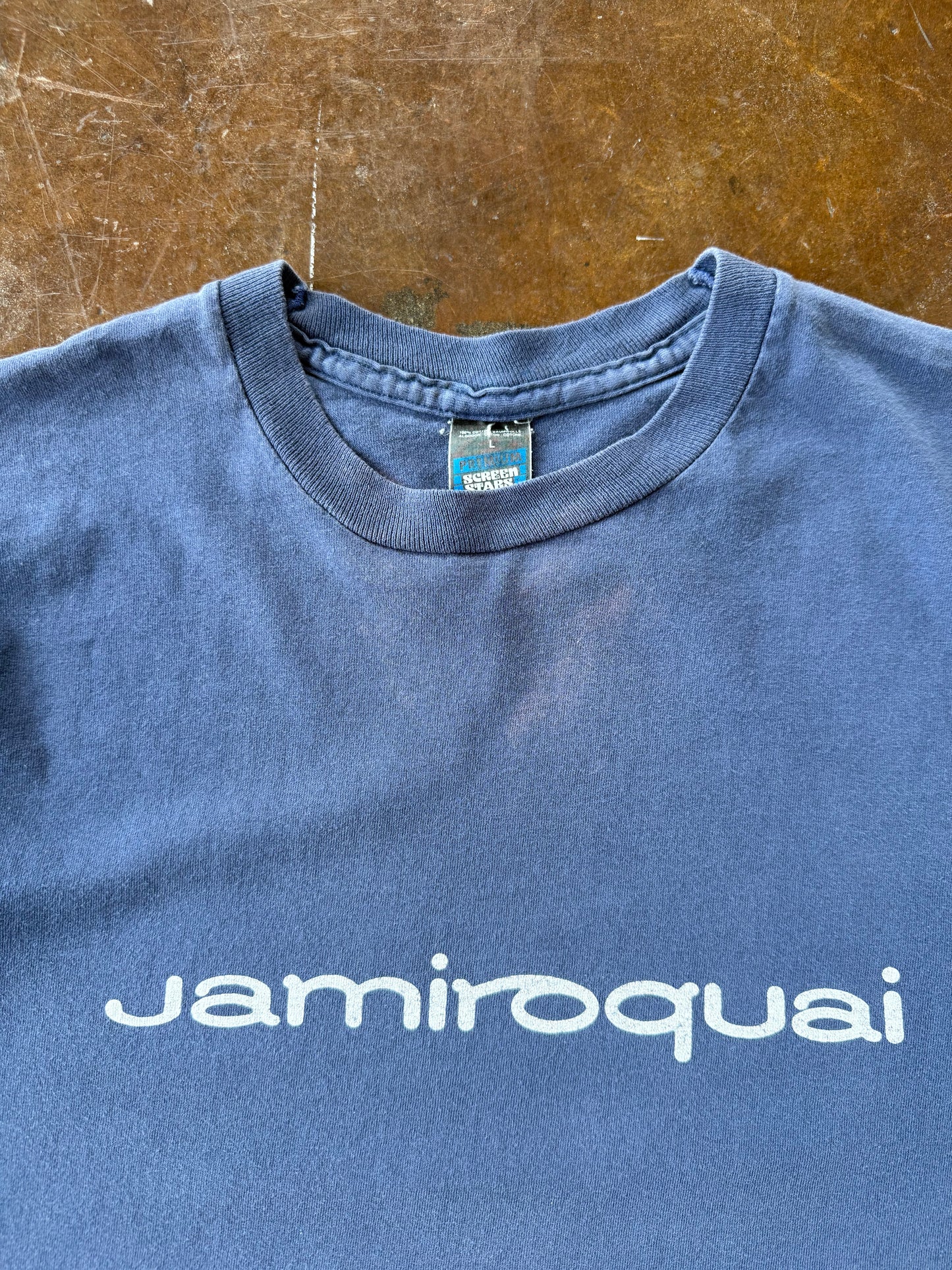 90s Jamiroquai "logo" shirt (LARGE)