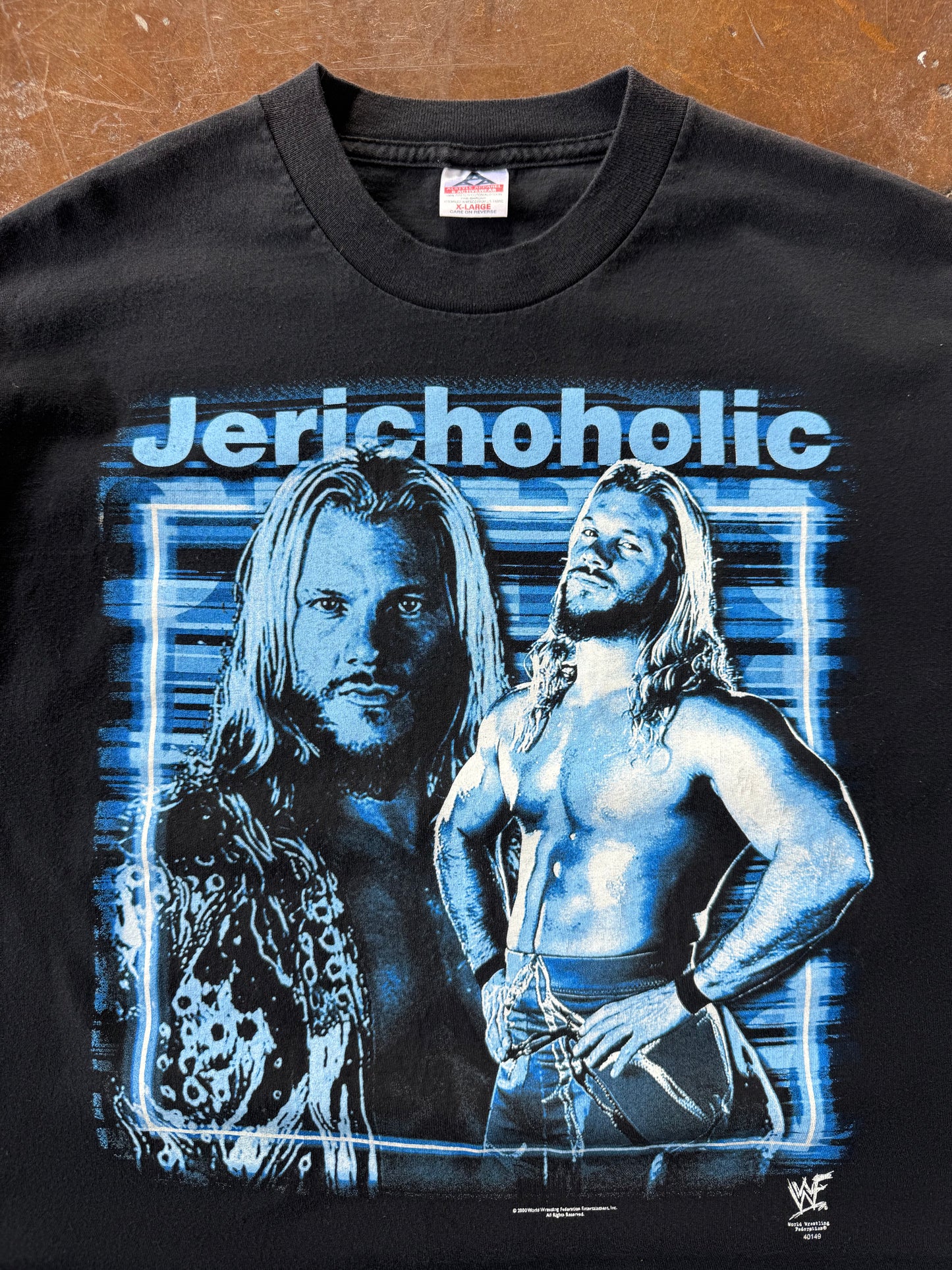 2000 WWE Chris Jericho "jerichoholic" shirt (XL)