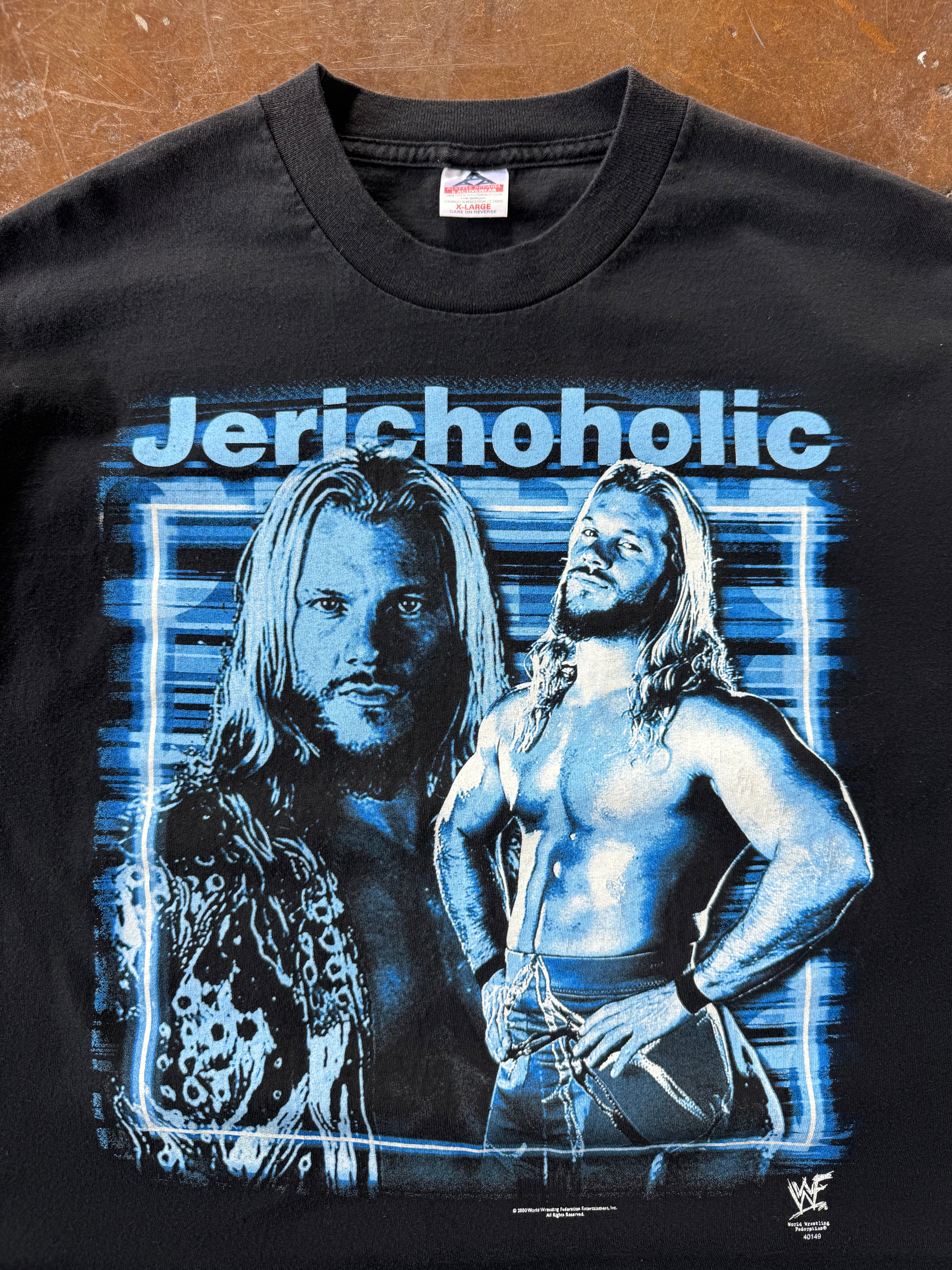 2000 WWE Chris Jericho "jerichoholic" shirt (XL)