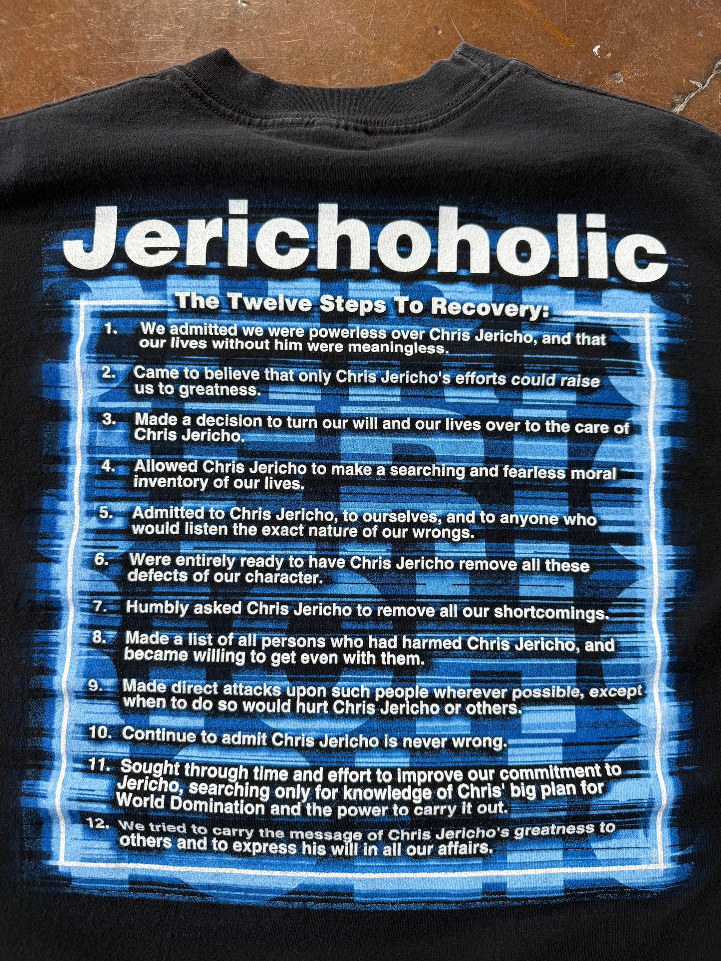 2000 WWE Chris Jericho "jerichoholic" shirt (XL)