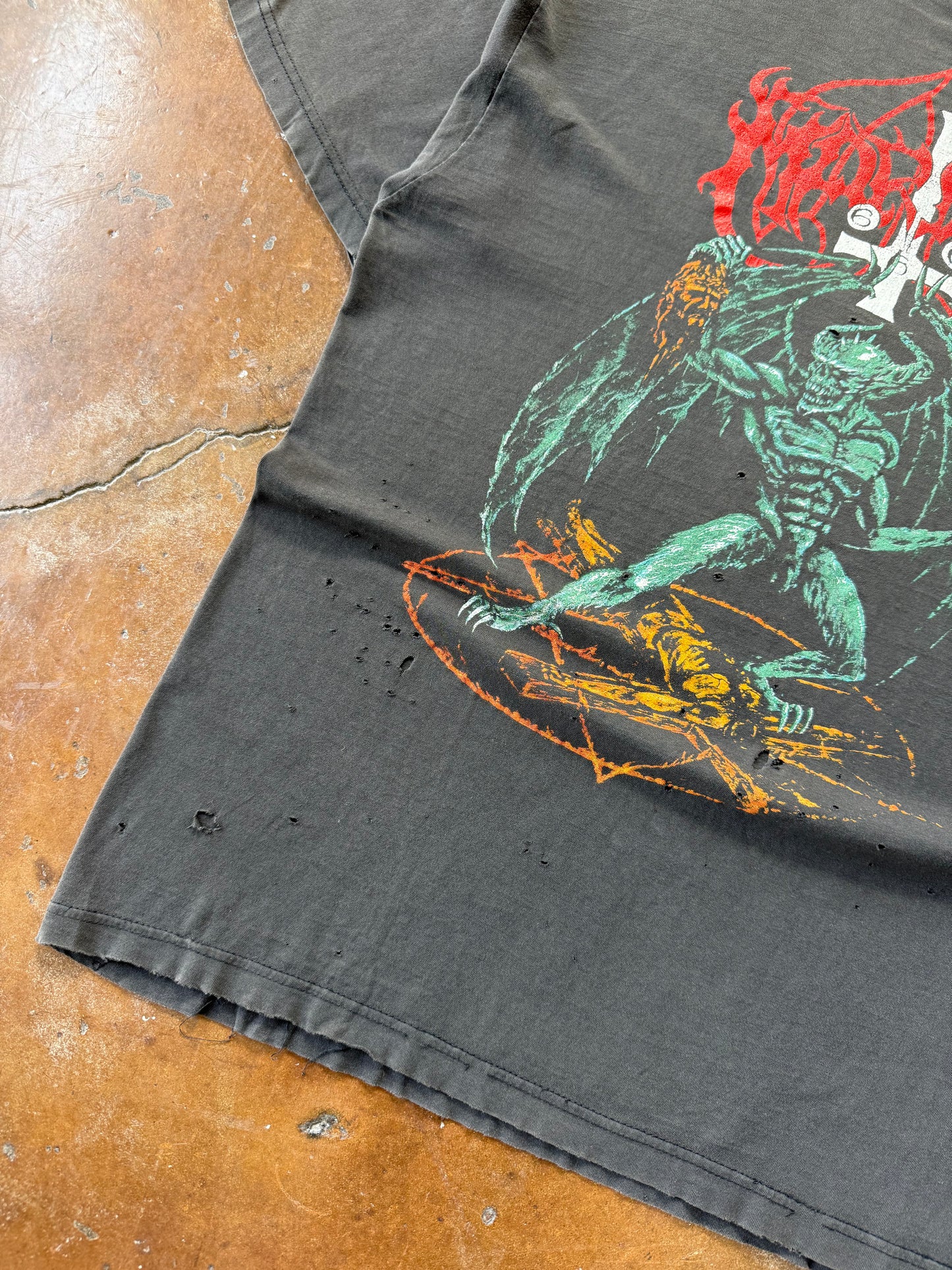 90s Marduk "slay the nazarene" metal band shirt (XL)