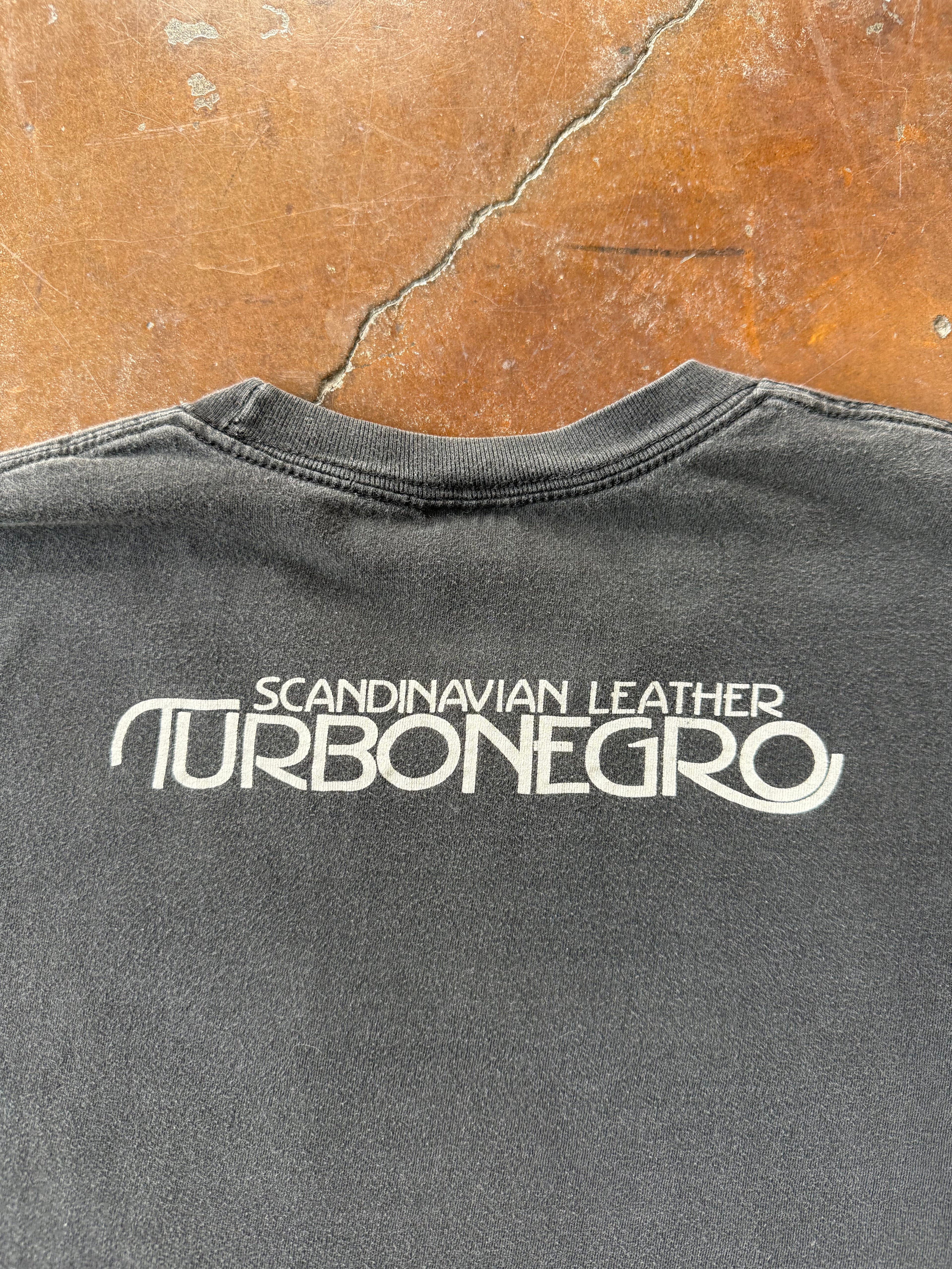 2003 Turbonegro "scandinavian leather" band shirt (XL)