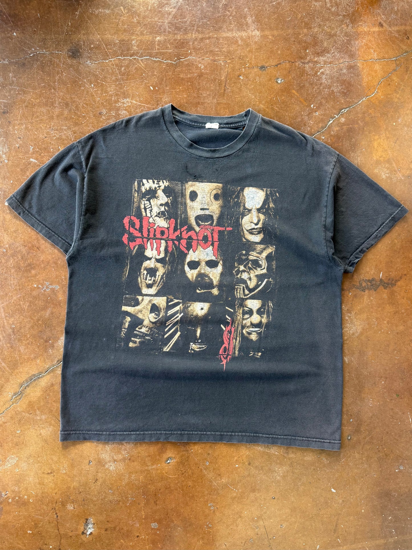 2000s Slipknot "portrait" band shirt (XXL)