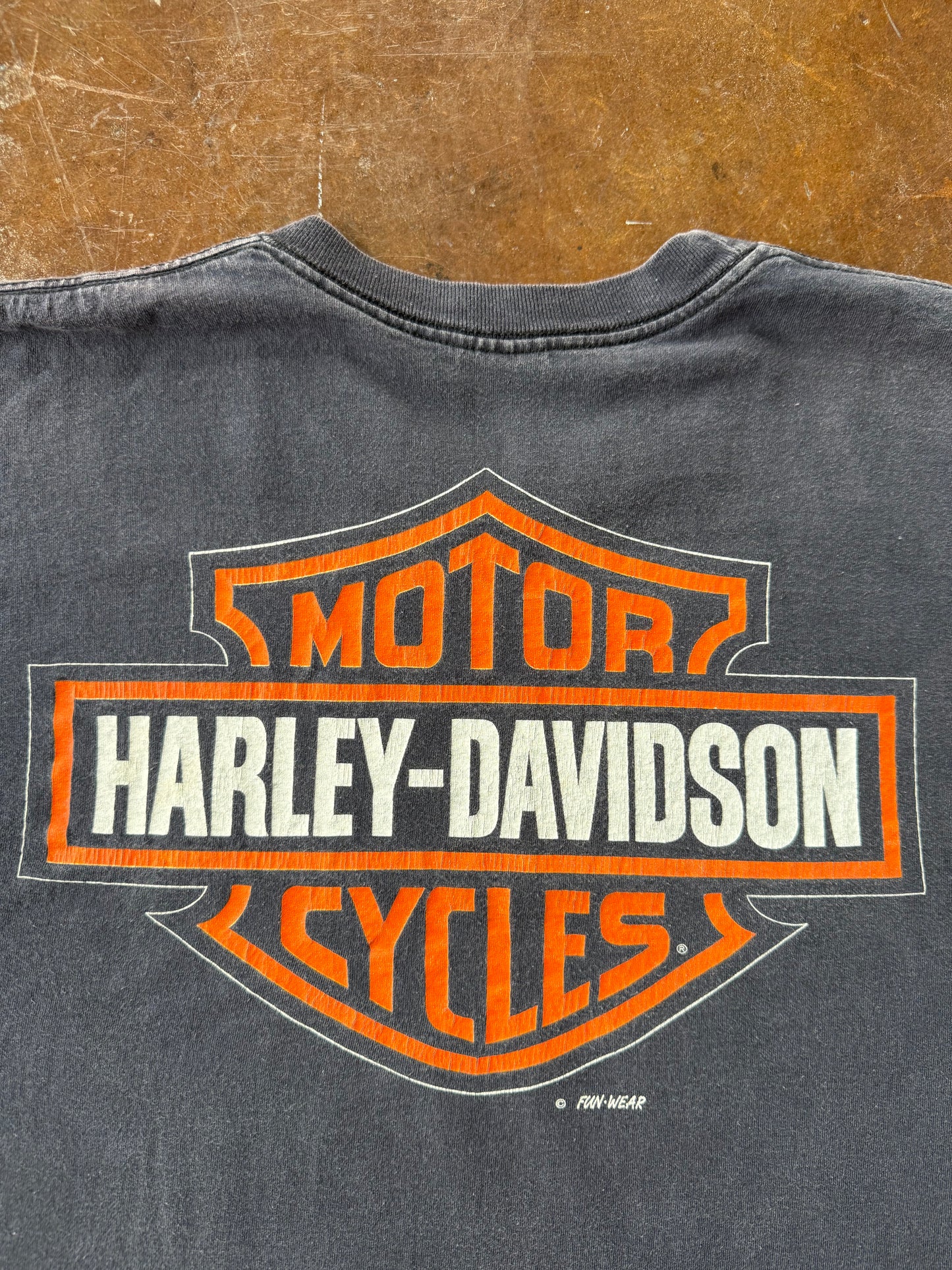 90s Harley Davidson "eagle rules" biker shirt (XL)