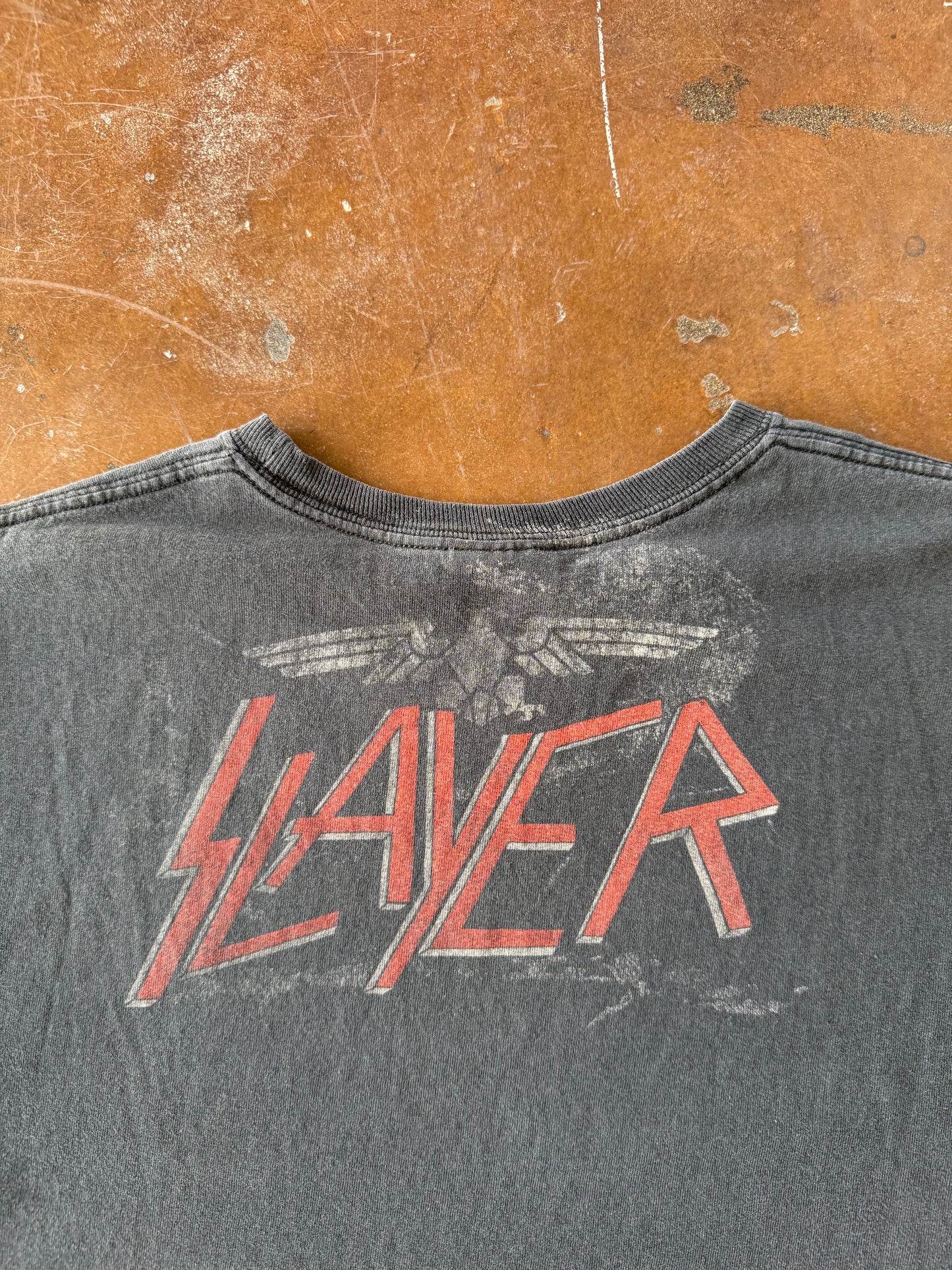 2000s Slayer "soldier" band shirt (MEDIUM)