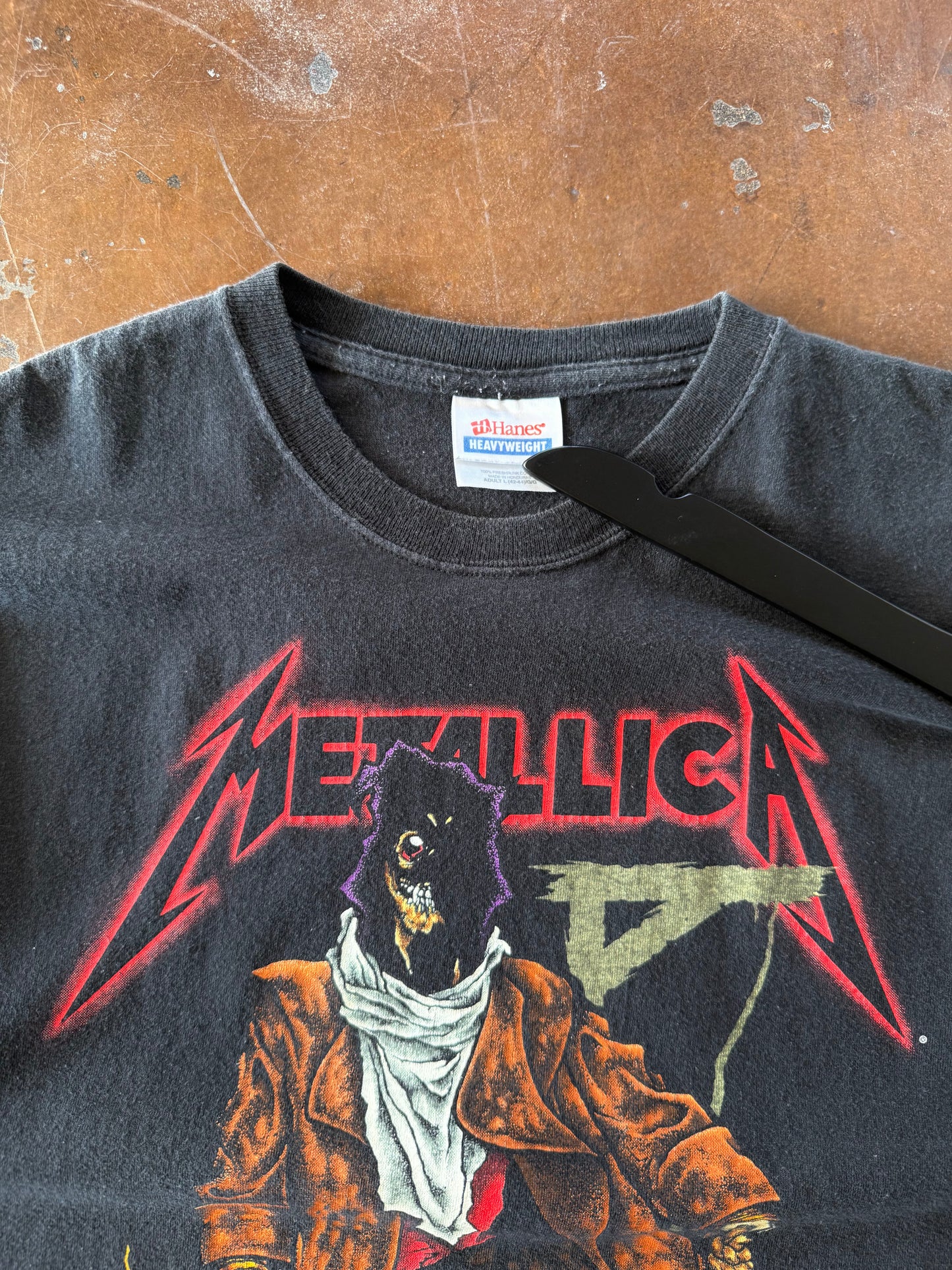 2000s Metallica "so I dub thee unforgiven" band shirt (LARGE)
