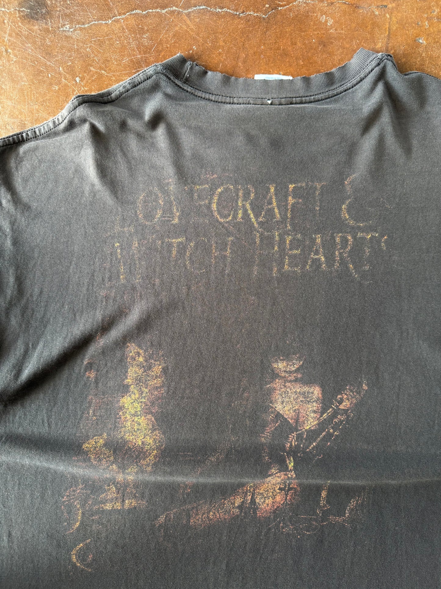 2002 faded Cradle of Filth "lovecraft and witch hearts" band shirt (XL)