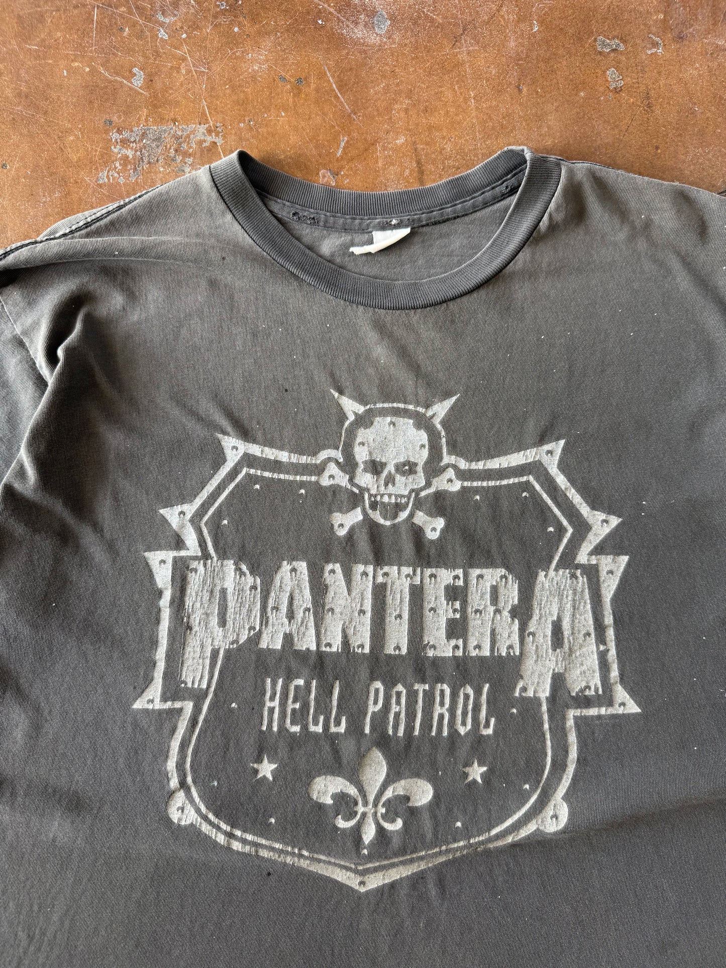 90s faded Pantera "hell patrol" band shirt (XL)