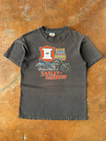80s Harley Davidson "eye" biker shirt (MEDIUM)