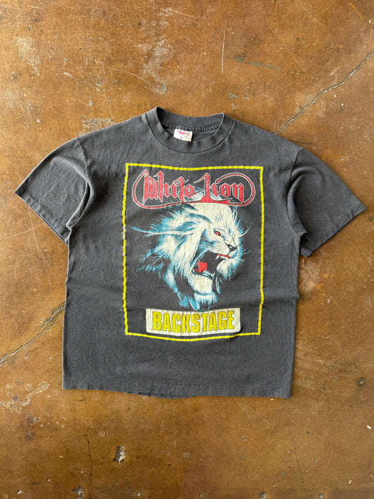 90s White Lion "backstage" band shirt (LARGE)