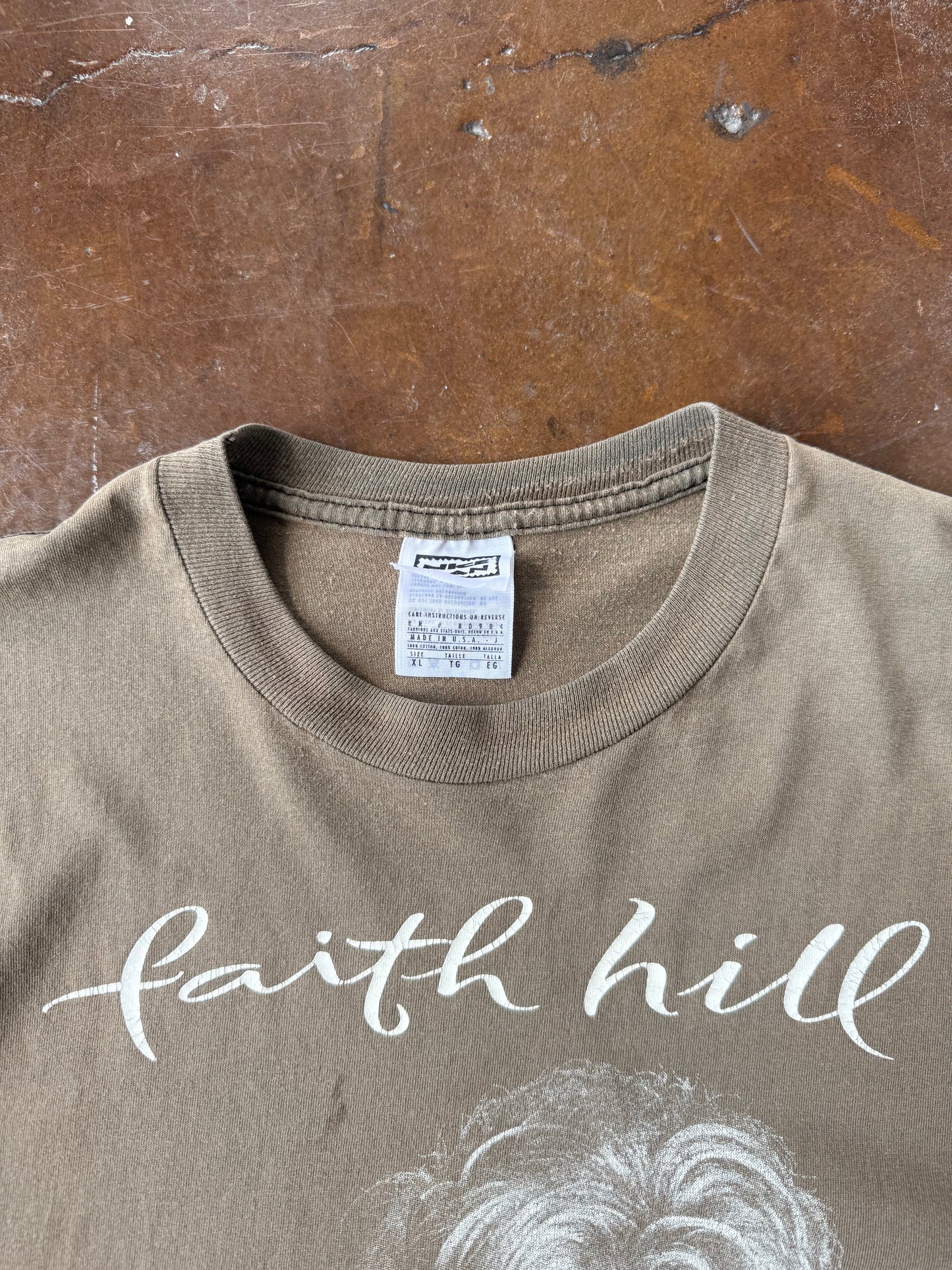 1995 faded Faith Hill "it matters to me" shirt (XL)