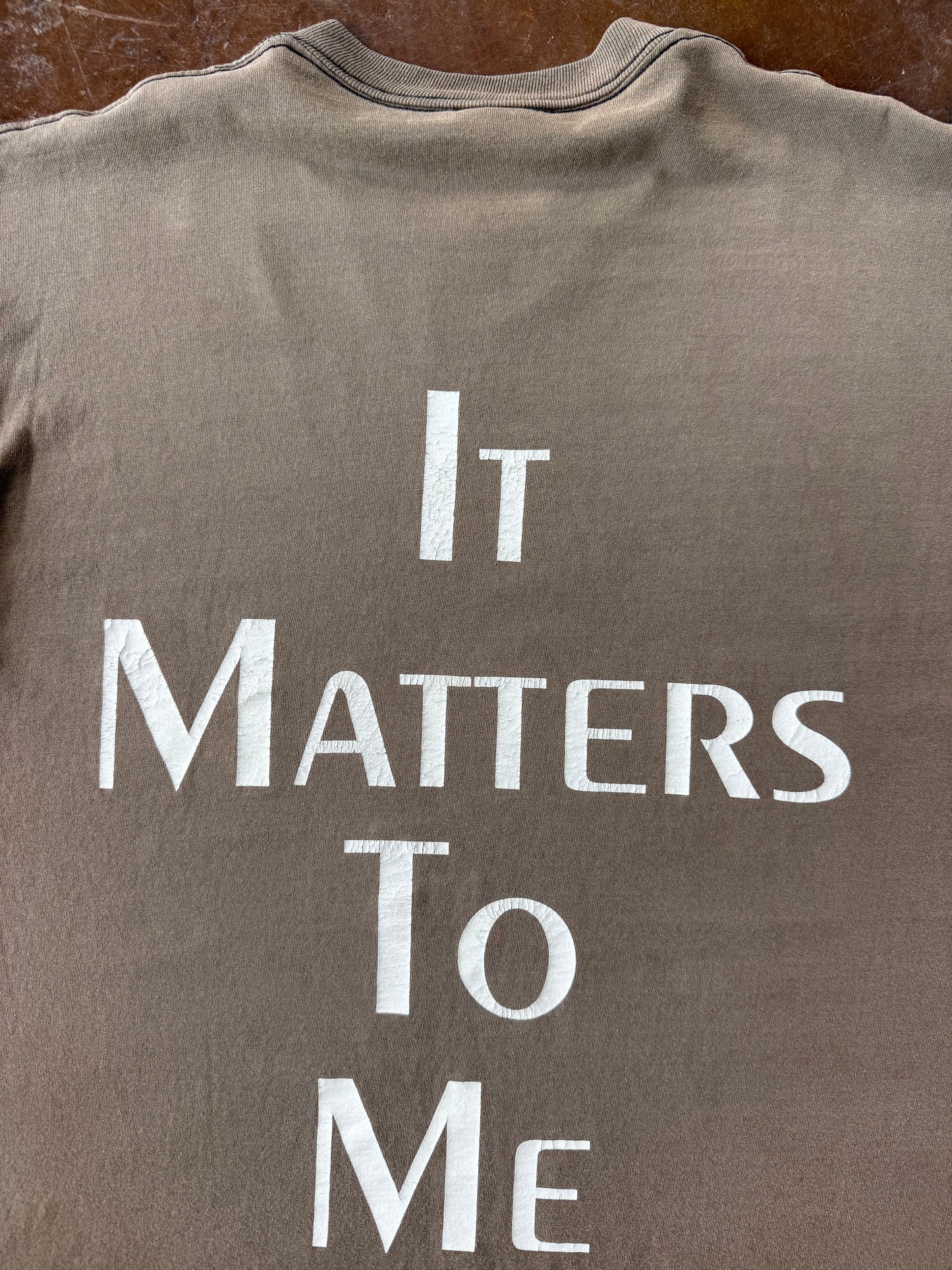 1995 faded Faith Hill "it matters to me" shirt (XL)