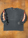 2000s Easyriders "flame skull" longsleeve shirt (XXL)