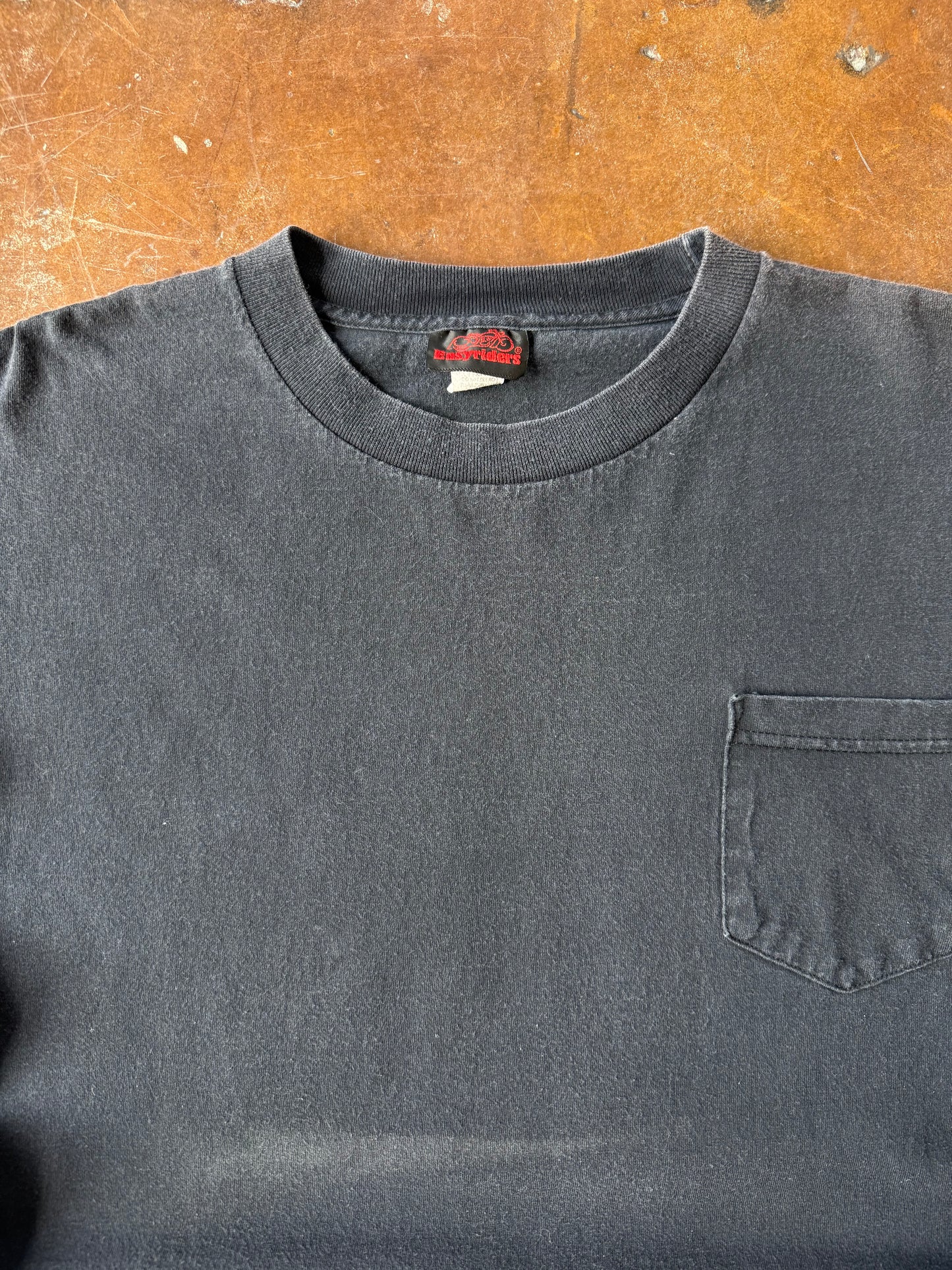 2000s Easyriders "flame skull" longsleeve shirt (XXL)