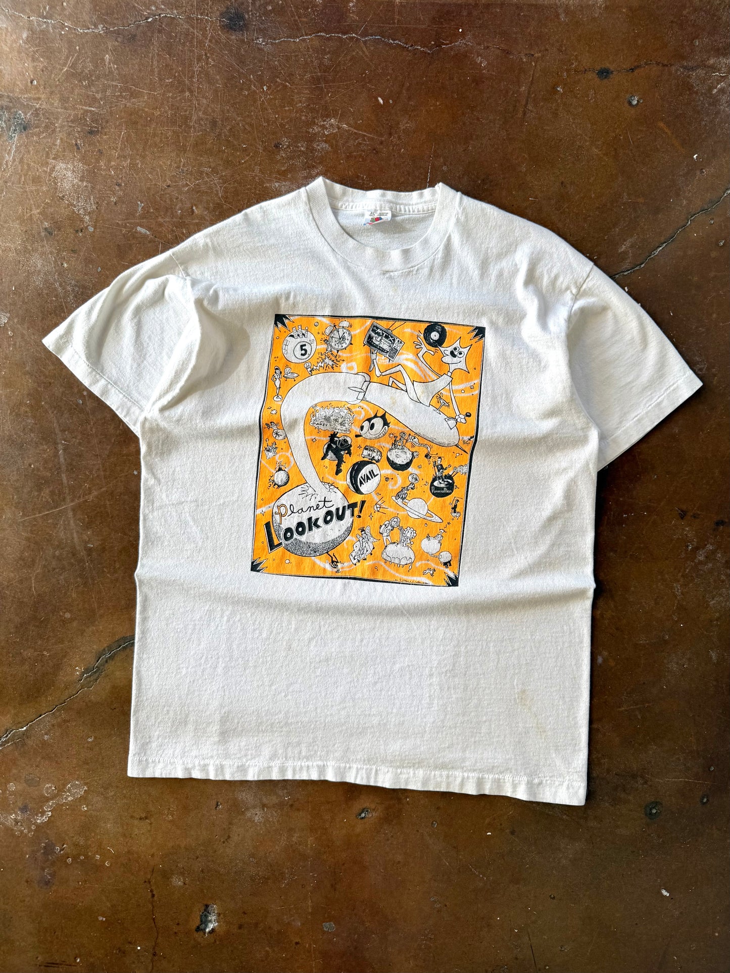 90s Lookout Records "catalog" music shirt (XL)