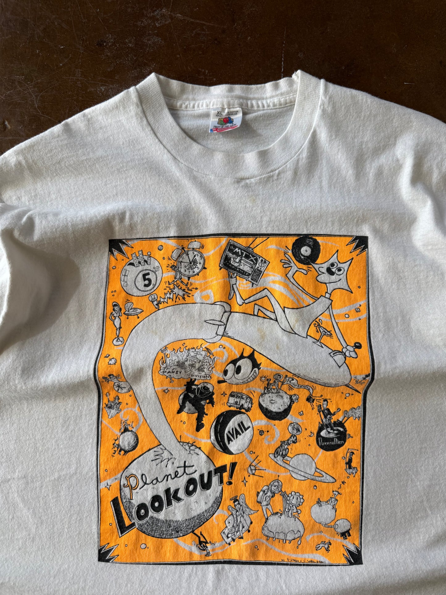 90s Lookout Records "catalog" music shirt (XL)