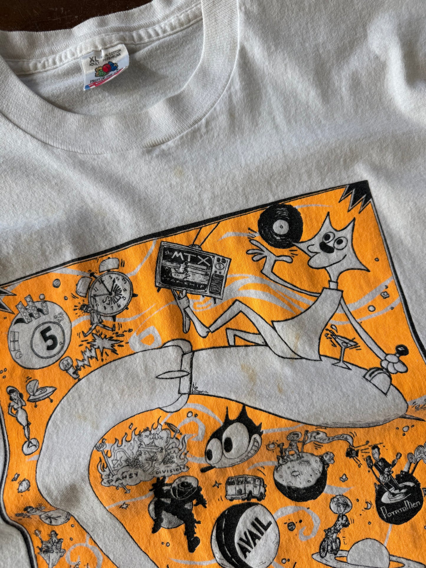 90s Lookout Records "catalog" music shirt (XL)